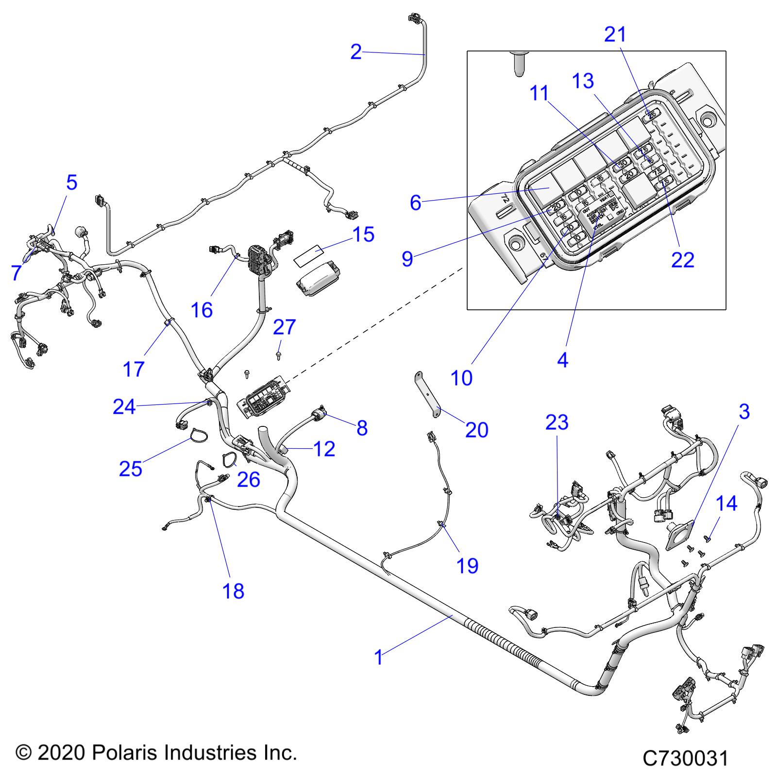 ELECTRICAL, WIRE HARNESS - R21T6U99AP/AG/BP/BG (C730031)