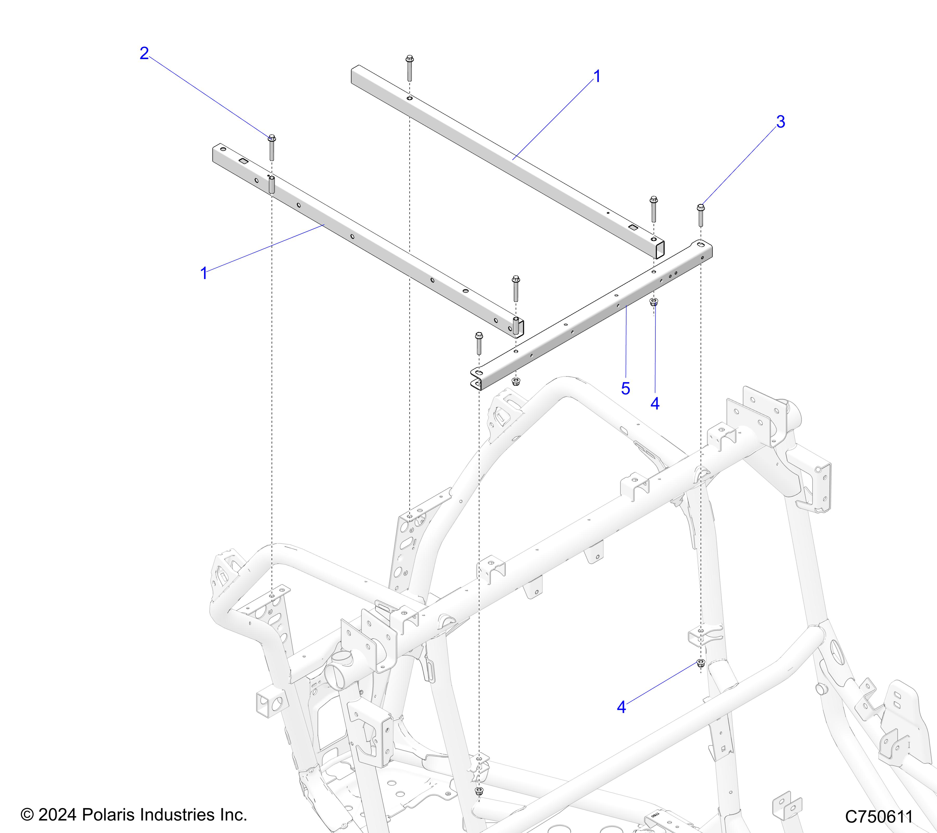 CHASSIS, BOX MOUNTING - Z25S4D92AA/AL/BA/BF/AF/BL (C750611)