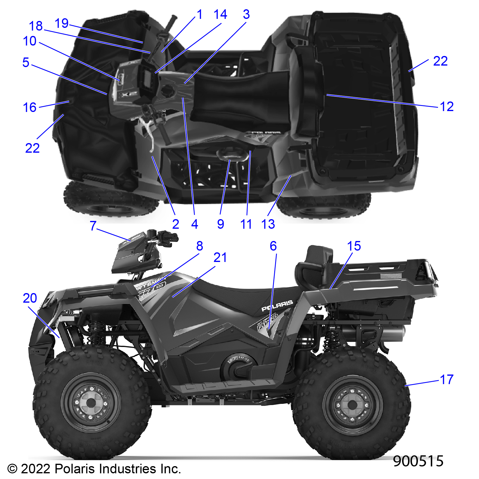 BODY, DECALS - A22SWE57F1/S57C1/C2/C5 (900515)