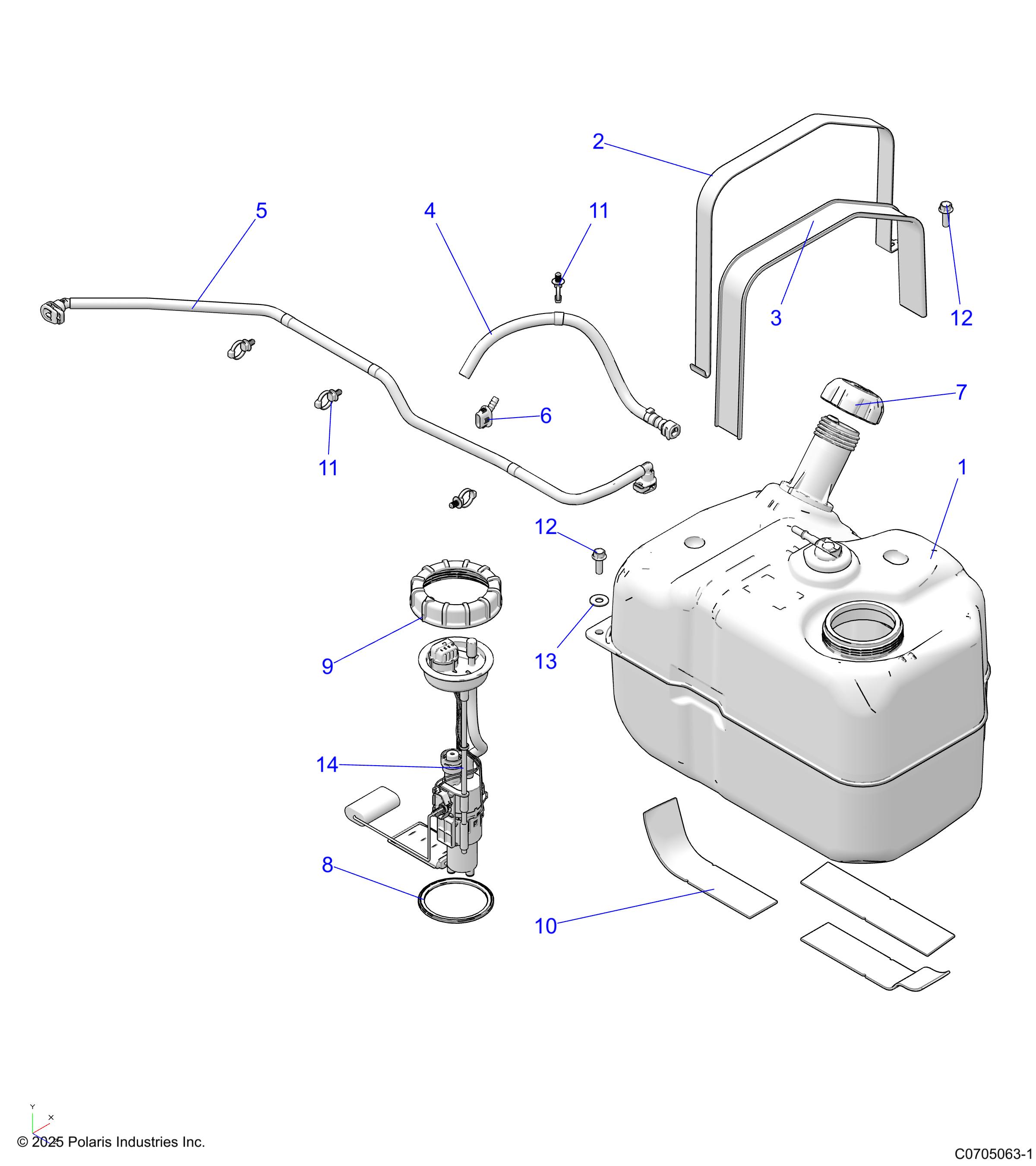 FUEL SYSTEM, FUEL TANK - D26M4A57B4/G57B4/U57B4/W57B4 (C730232-1)