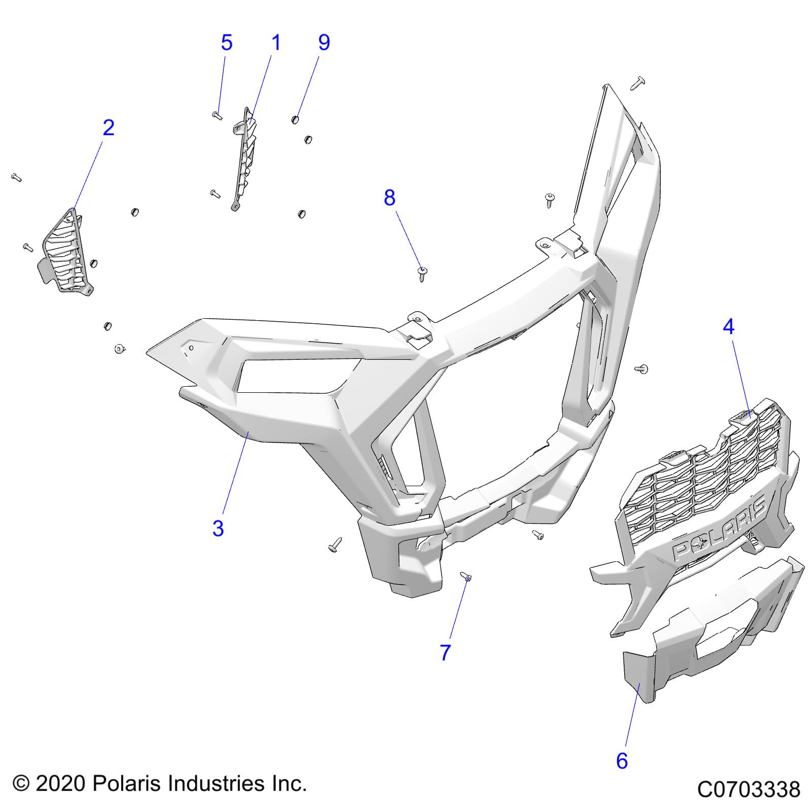 BODY, FRONT BUMPER - Z22NAR99AF/BF (C0703338)