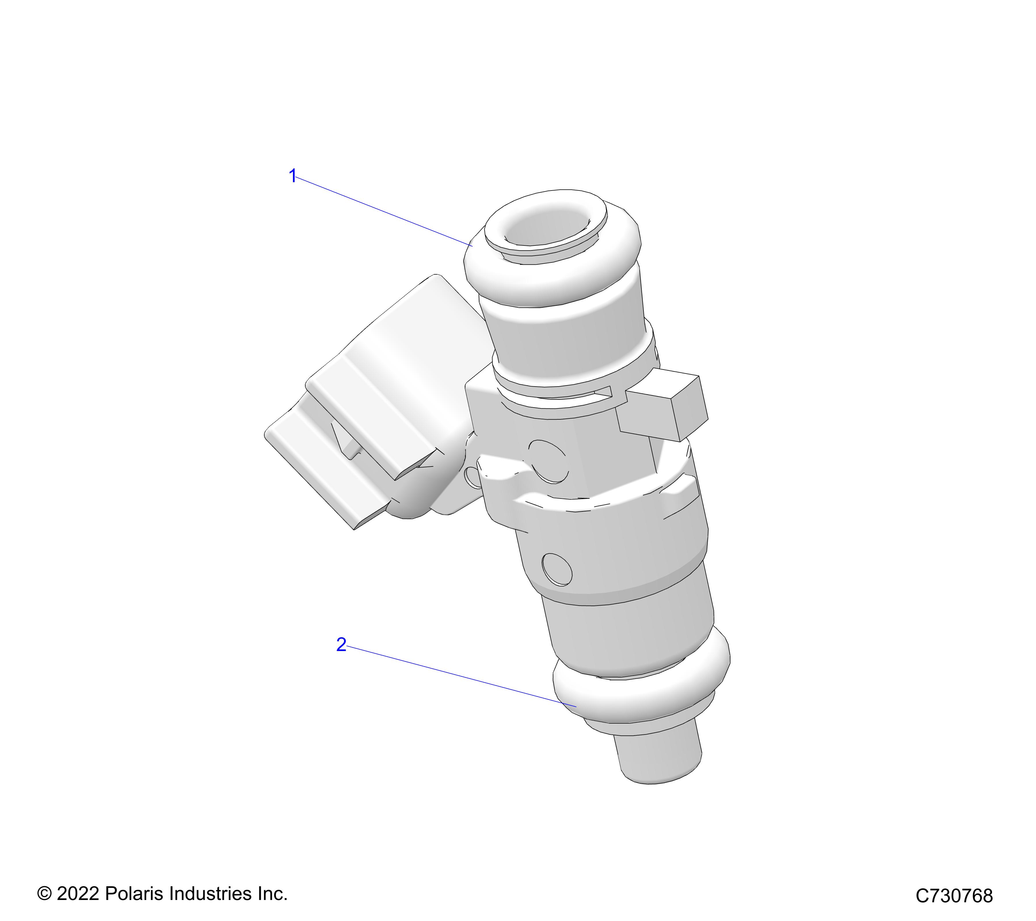 ENGINE, FUEL INJECTOR - R24CDA57A1 (C730768)