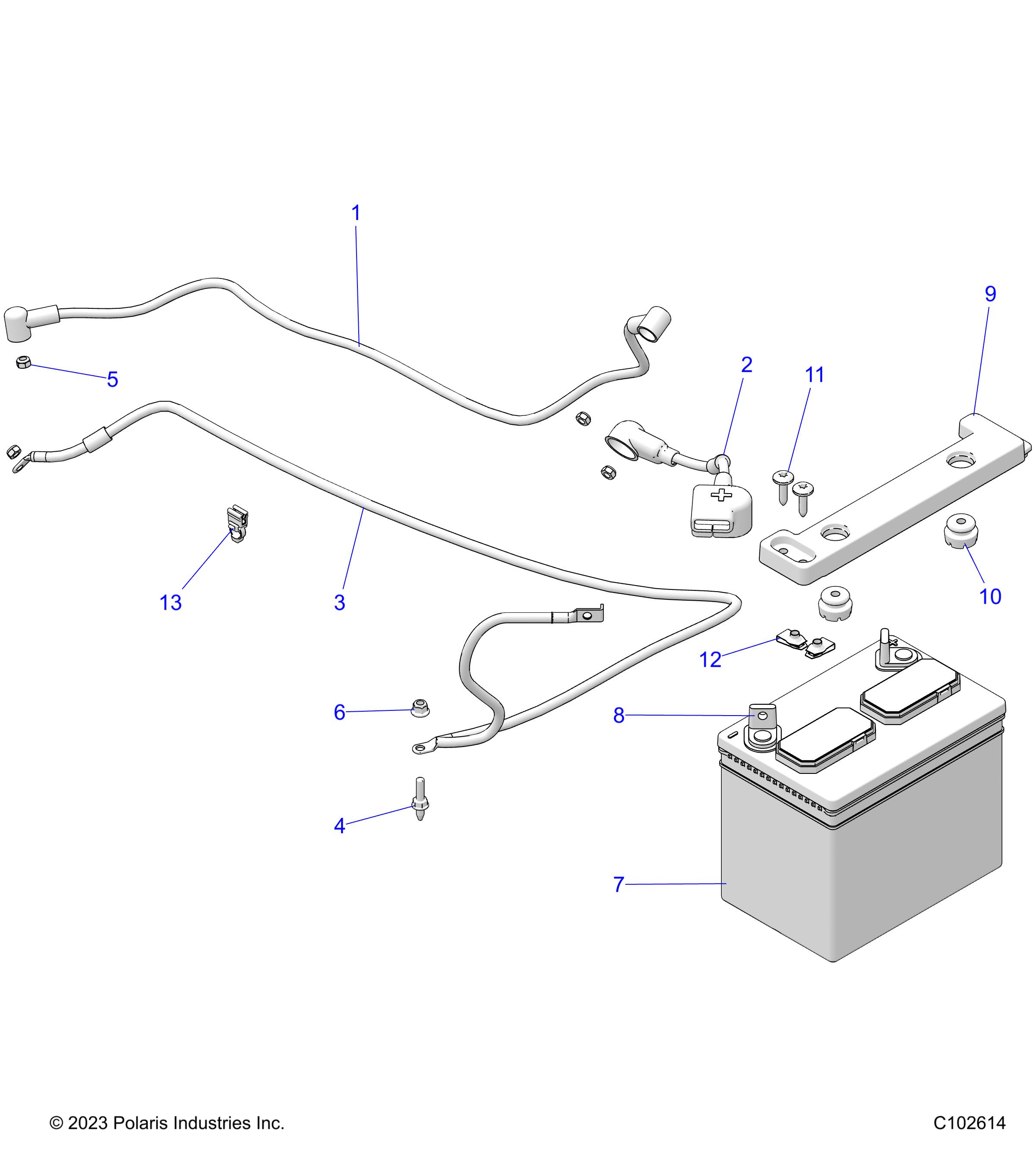 ELECTRICAL BATTERY - A23SDA57A5 (C102614)