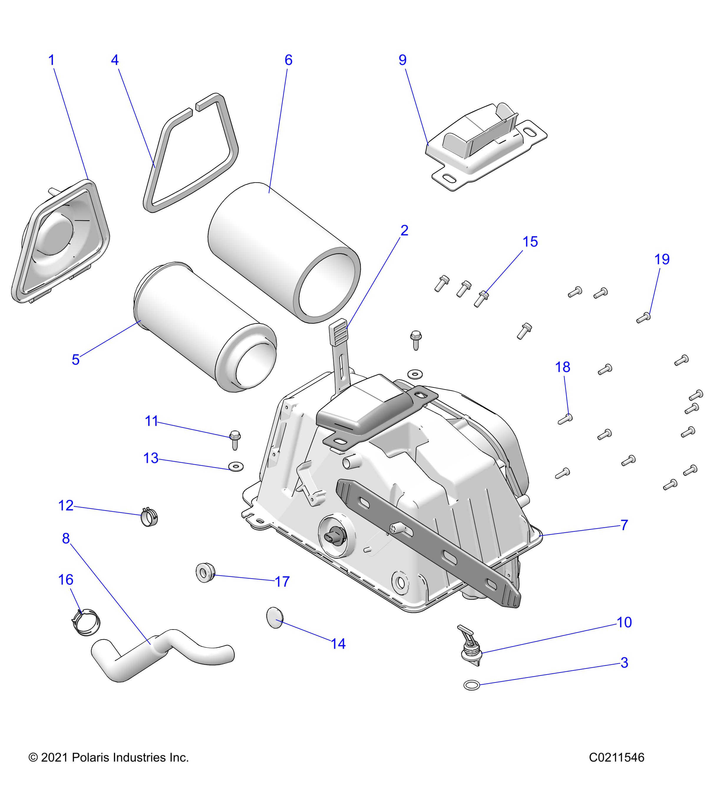 ENGINE, AIR INTAKE - A22SXE95KL (C0211546)