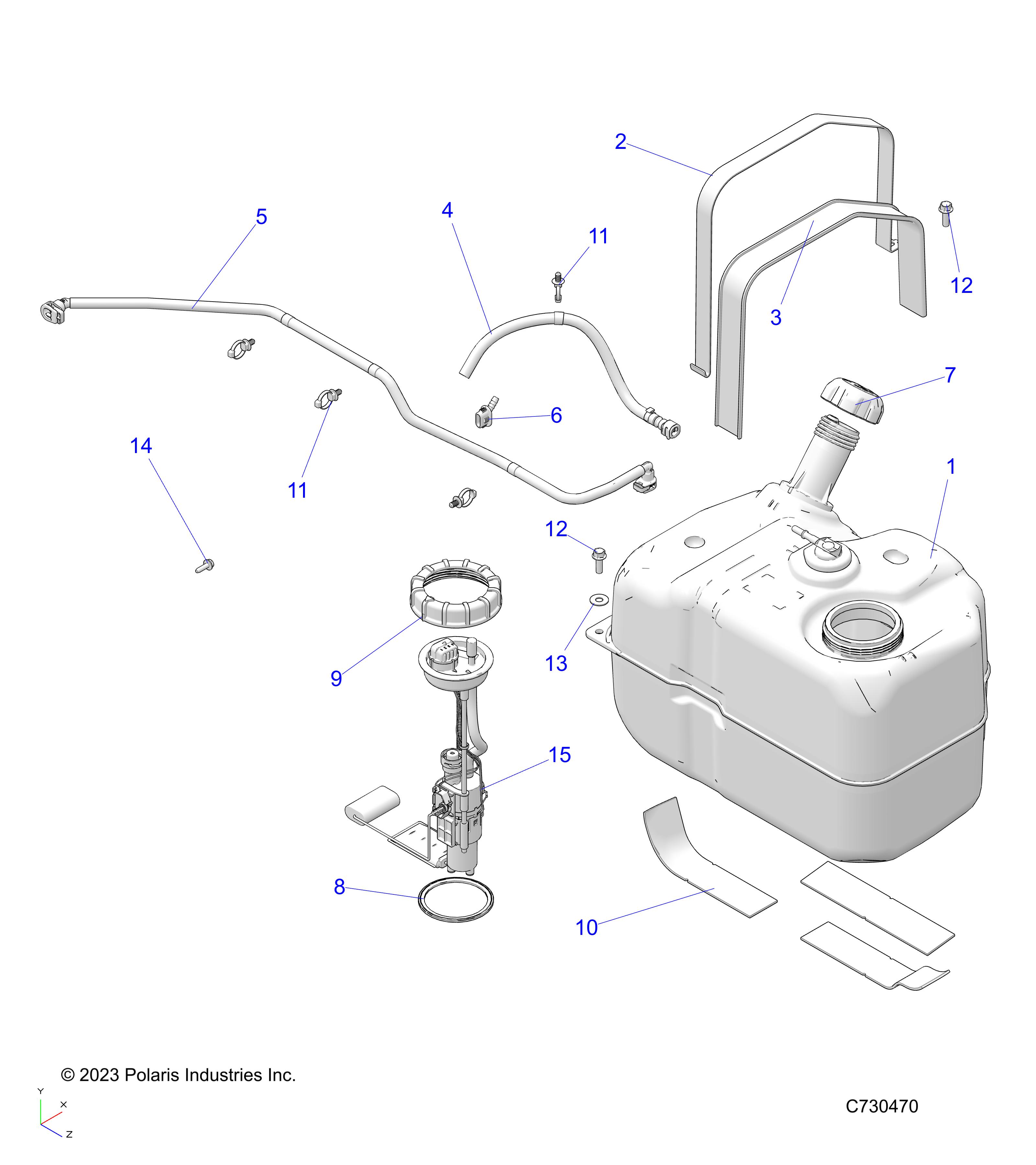 FUEL SYSTEM - R25M4E57L5 (C730470)