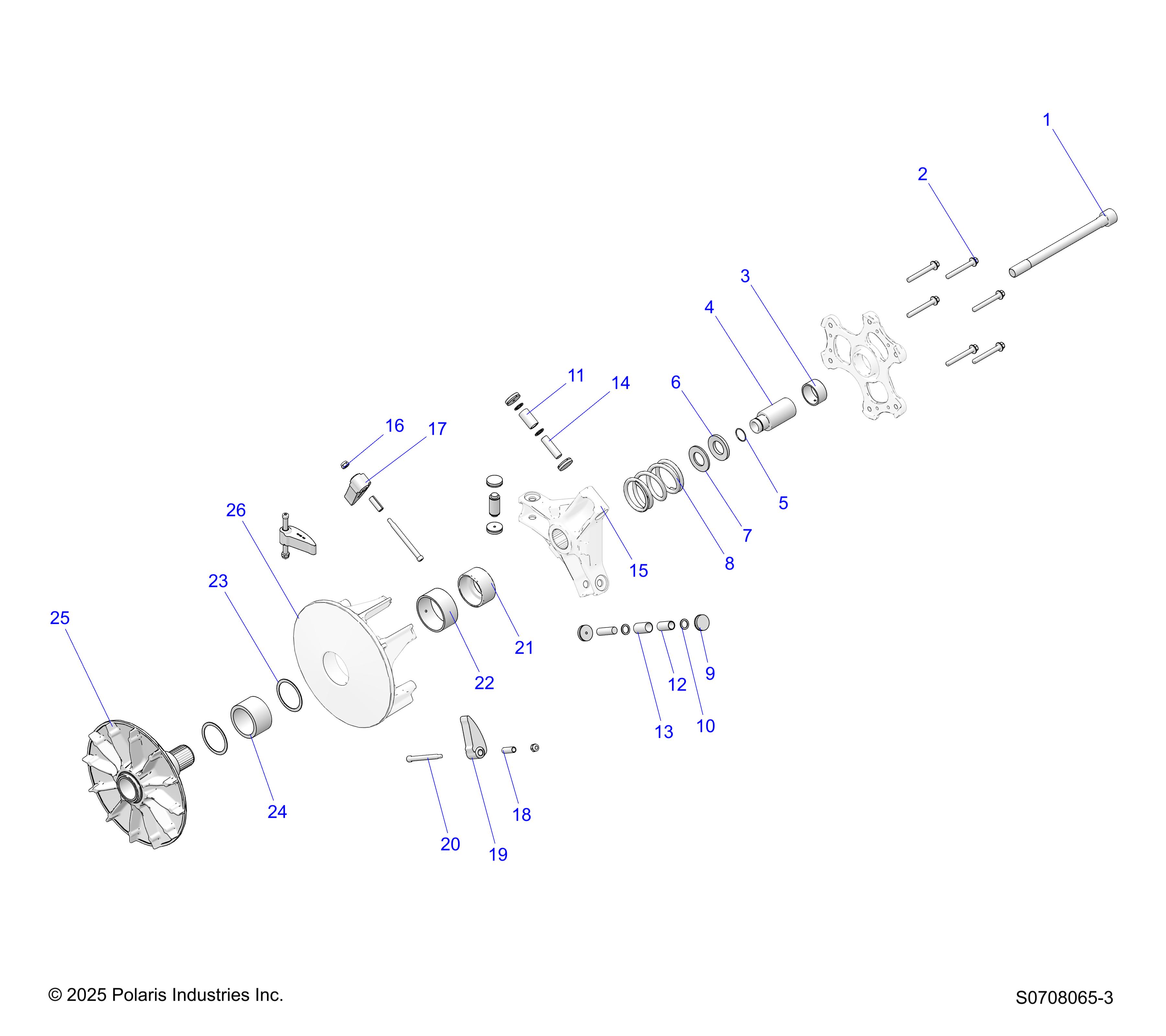 DRIVE TRAIN, CLUTCH PRIMARY