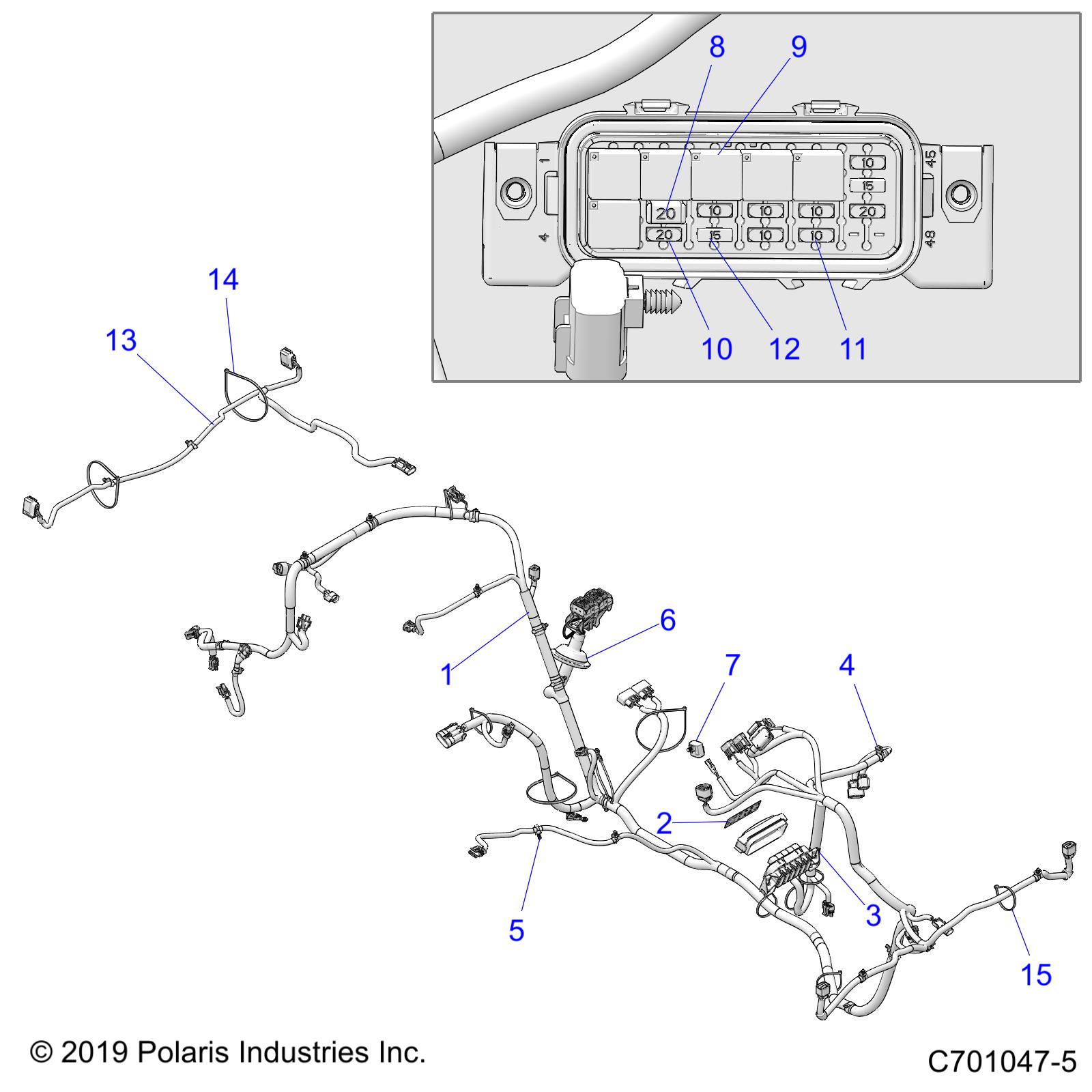 ELECTRICAL, WIRE HARNESS - Z21CHE57AK (C701047-4)