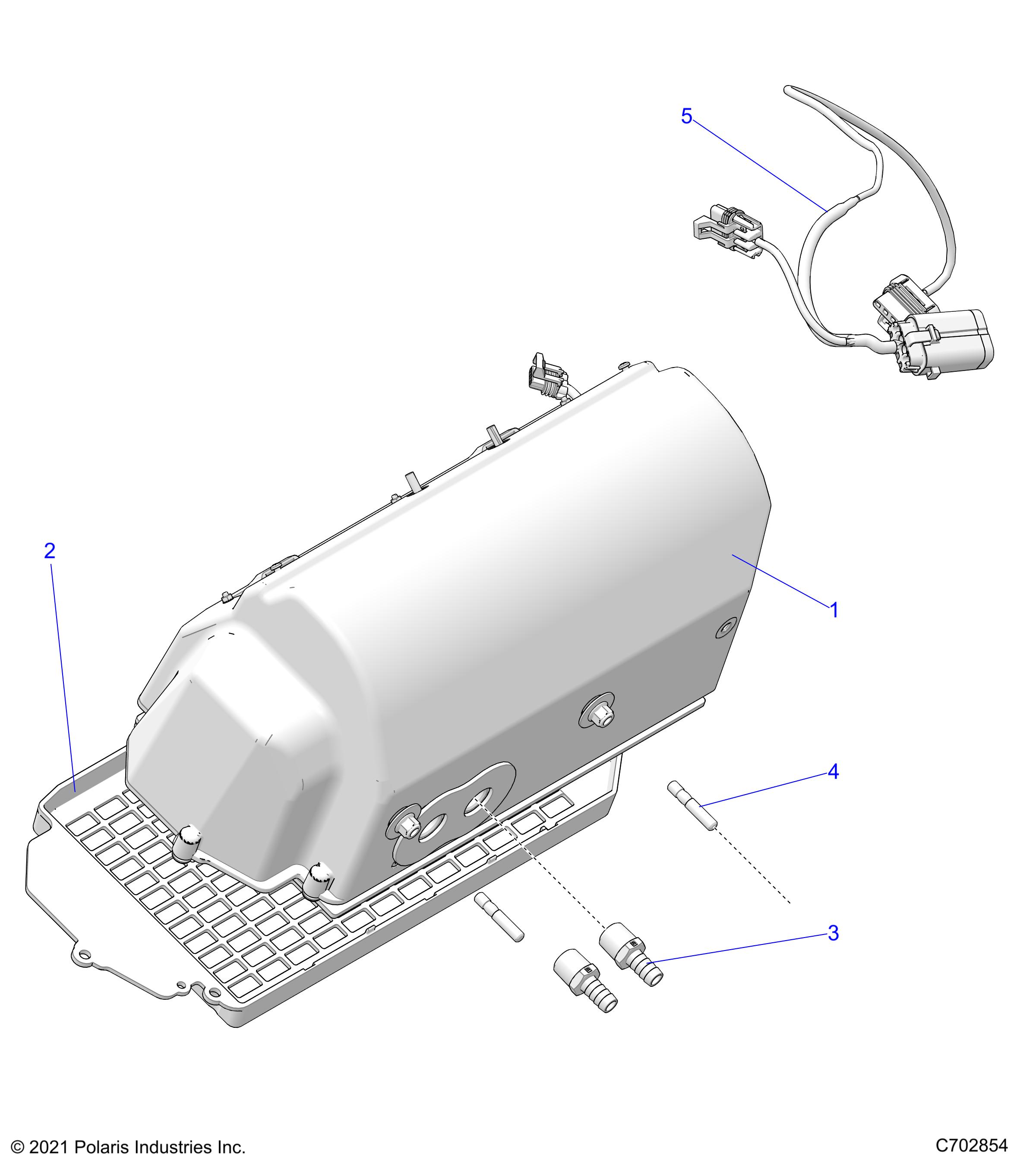 BODY, HEATER ASSEMBLY - D22P2F99A4/G99A4 (C702854)