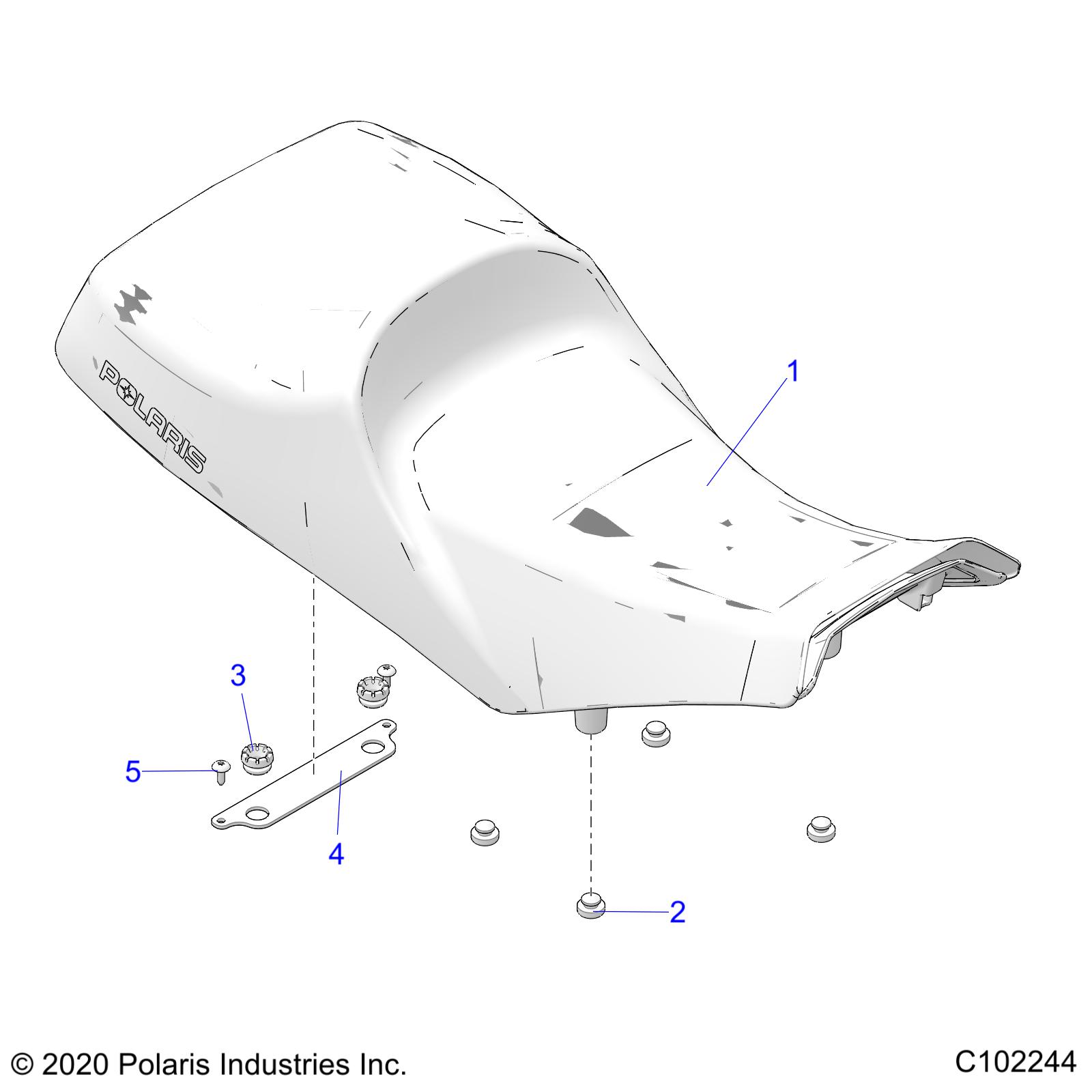 BODY, SEAT - A23S6E57F1/FK (C102244)