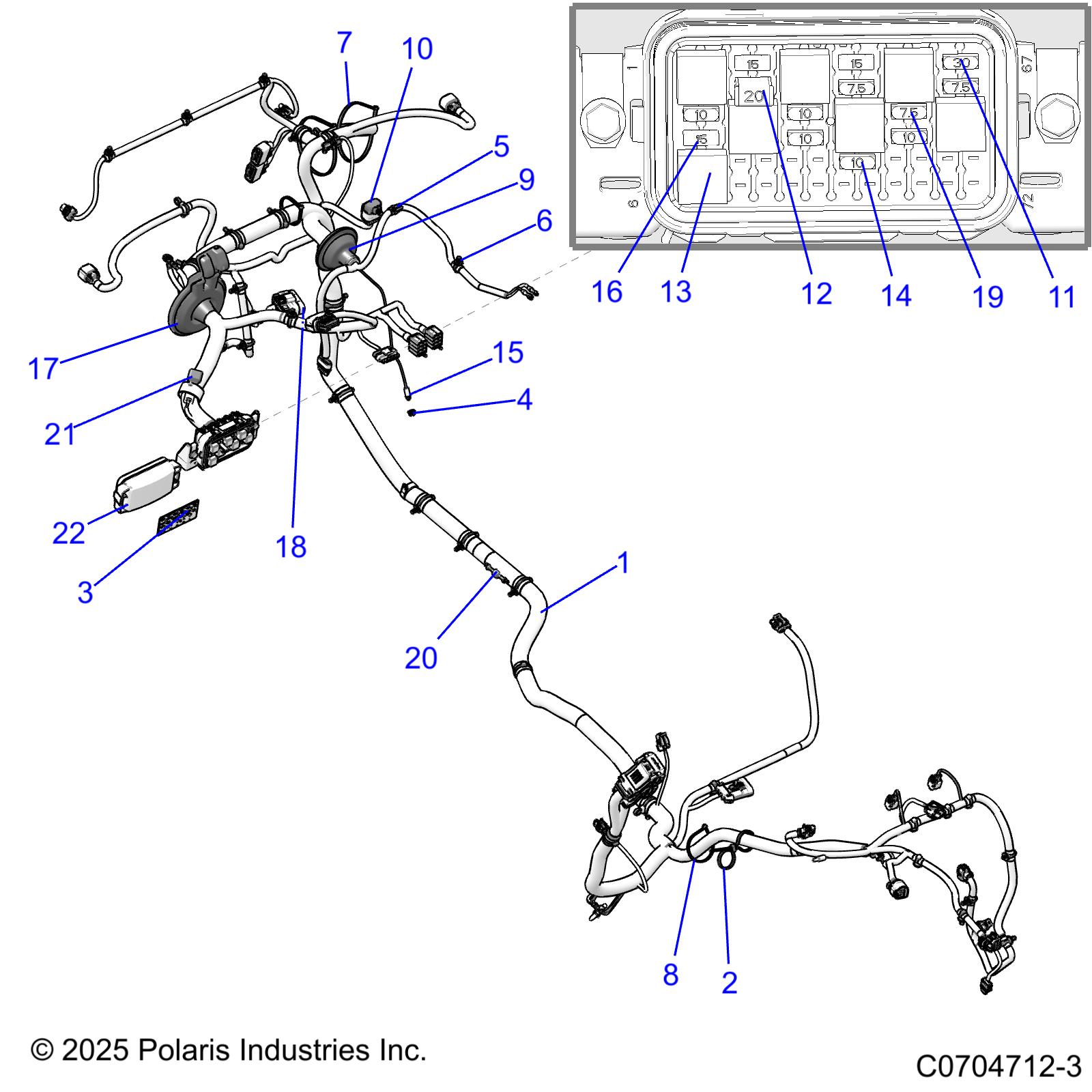 ELECTRICAL, WIRE HARNESS - Z26ASE87A5 (C0704712-3)