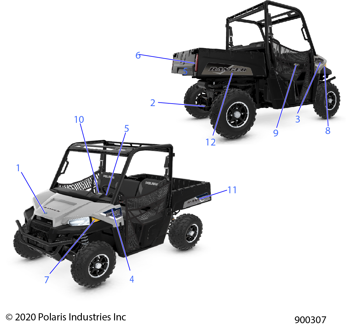 BODY, DECALS, GRAPHIC- R22MAA57B1/EB5/B9 (900307)