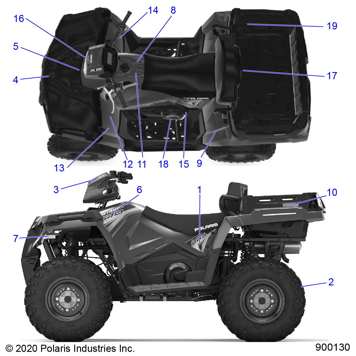 BODY, DECALS - A21SWE57A1/3A1 (900130-01)