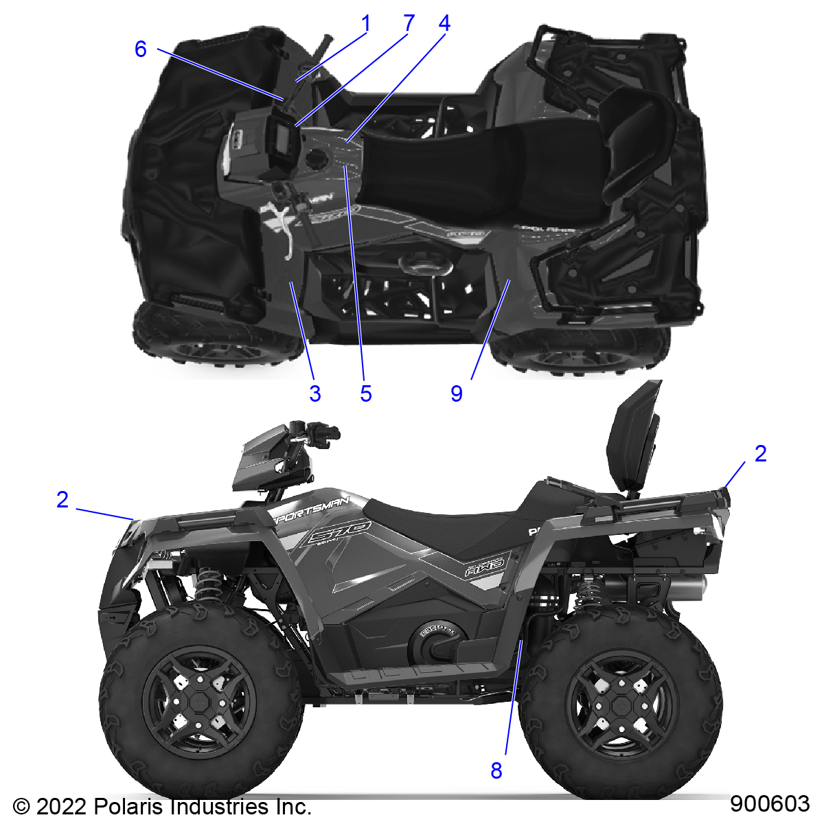 BODY, DECALS GENERAL - A23SJS57CX (900603)