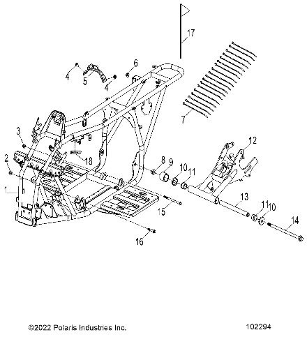 CHASSIS, FRAME - A24YAK11N1/N5 (102294)