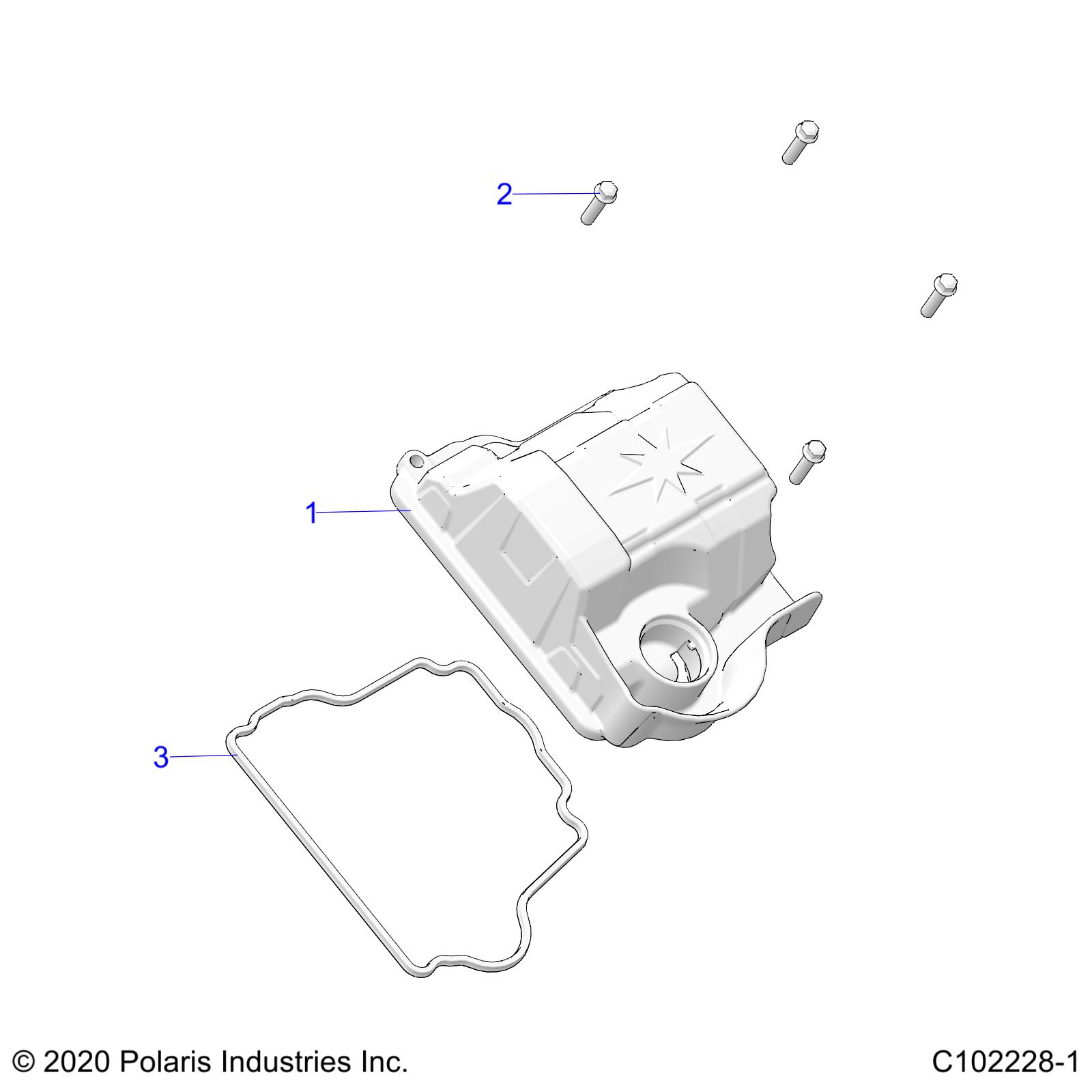 ENGINE, VALVE COVER - A21SEE50A1/A5/CA1/CA5 (C102228-1)