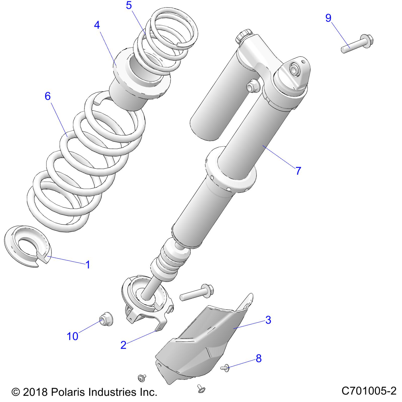 SUSPENSION, REAR SHOCK MOUNTING - Z20NAE92AL/AR/BL/BR/F92AL/AR (C701005-2)