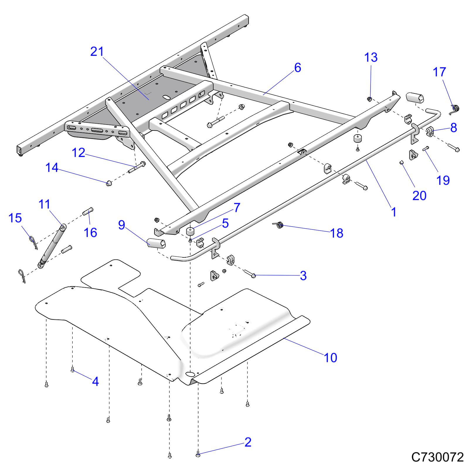 BODY, BOX, MOUNTING - R21RRU99A9/AC/AP/AW/B9/BC/BP/BW (C730072)