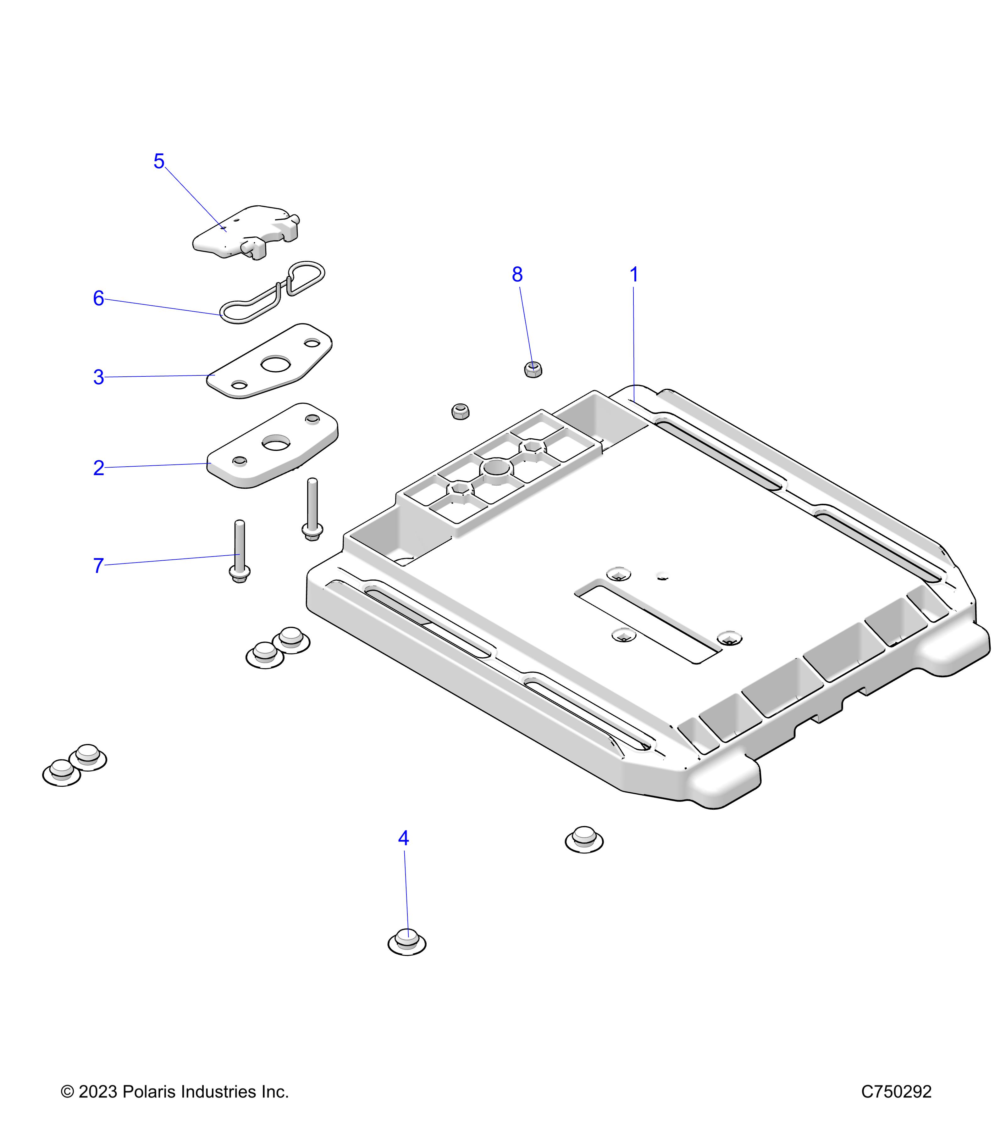 BODY, SEAT BASE - Z25ASE99P5 (C750292)