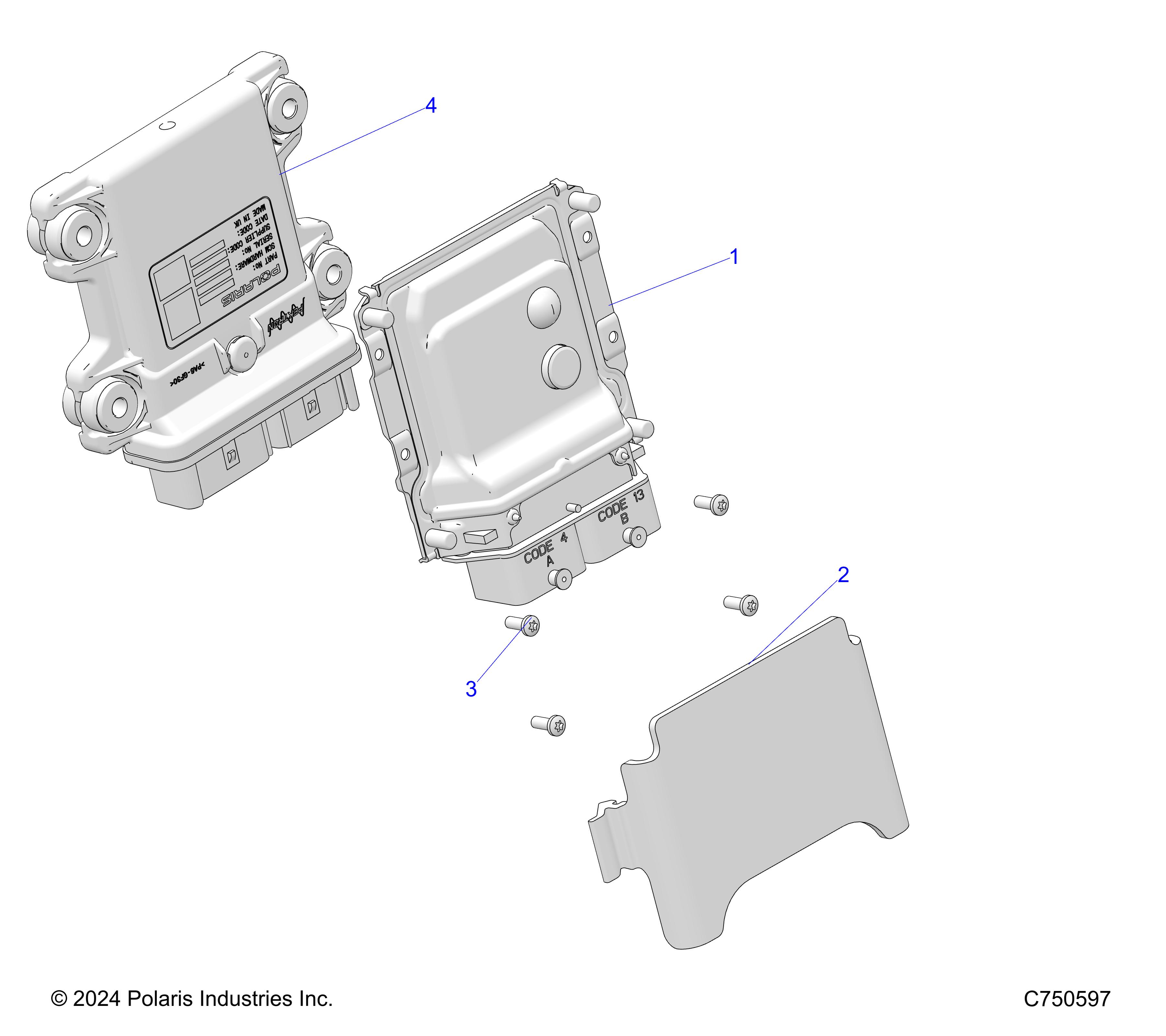 ELECTRICAL, ECU - Z25X4B92AP/BP (C750597)