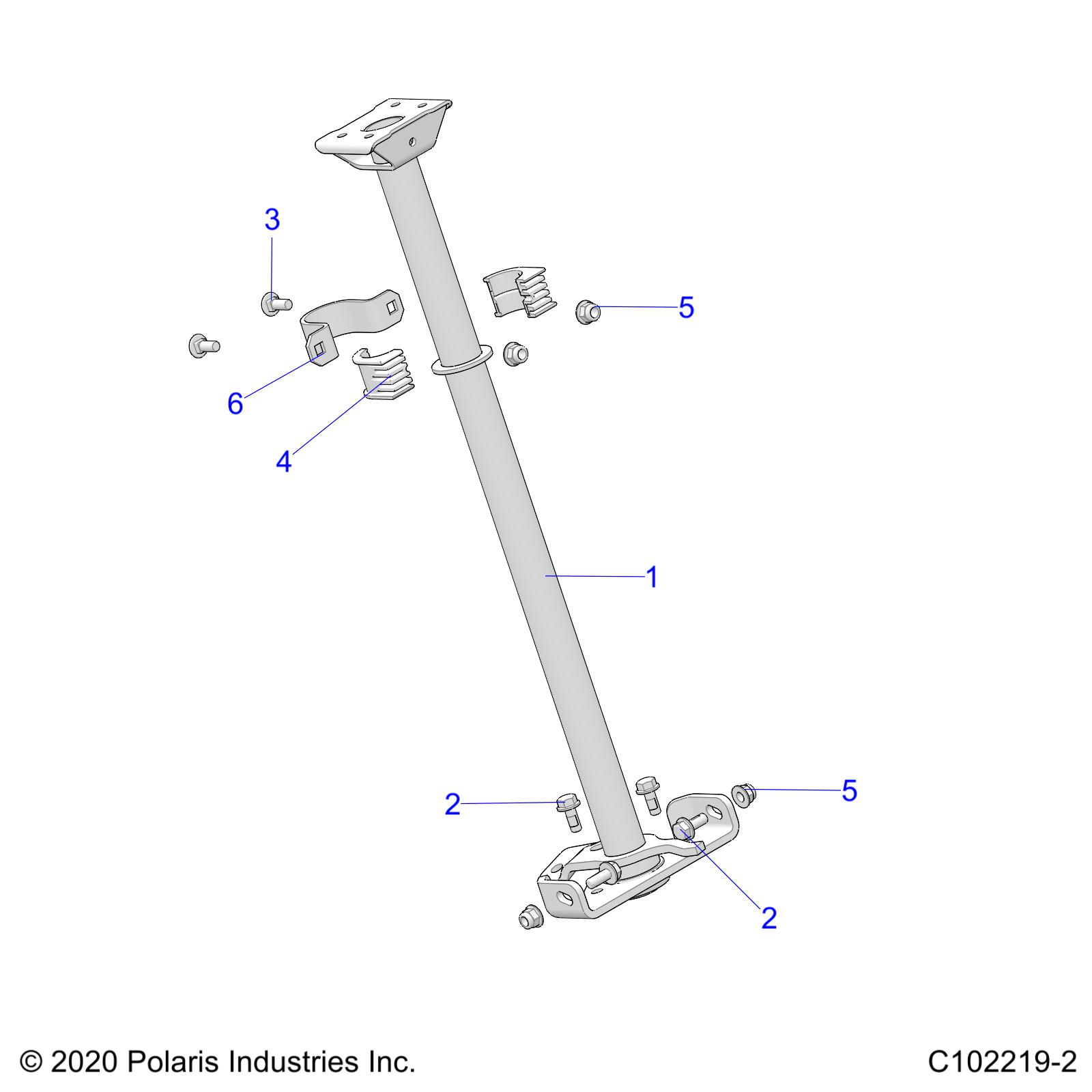 STEERING, STEERING POST  - A25SXA85A1/A6 (C102219-2)