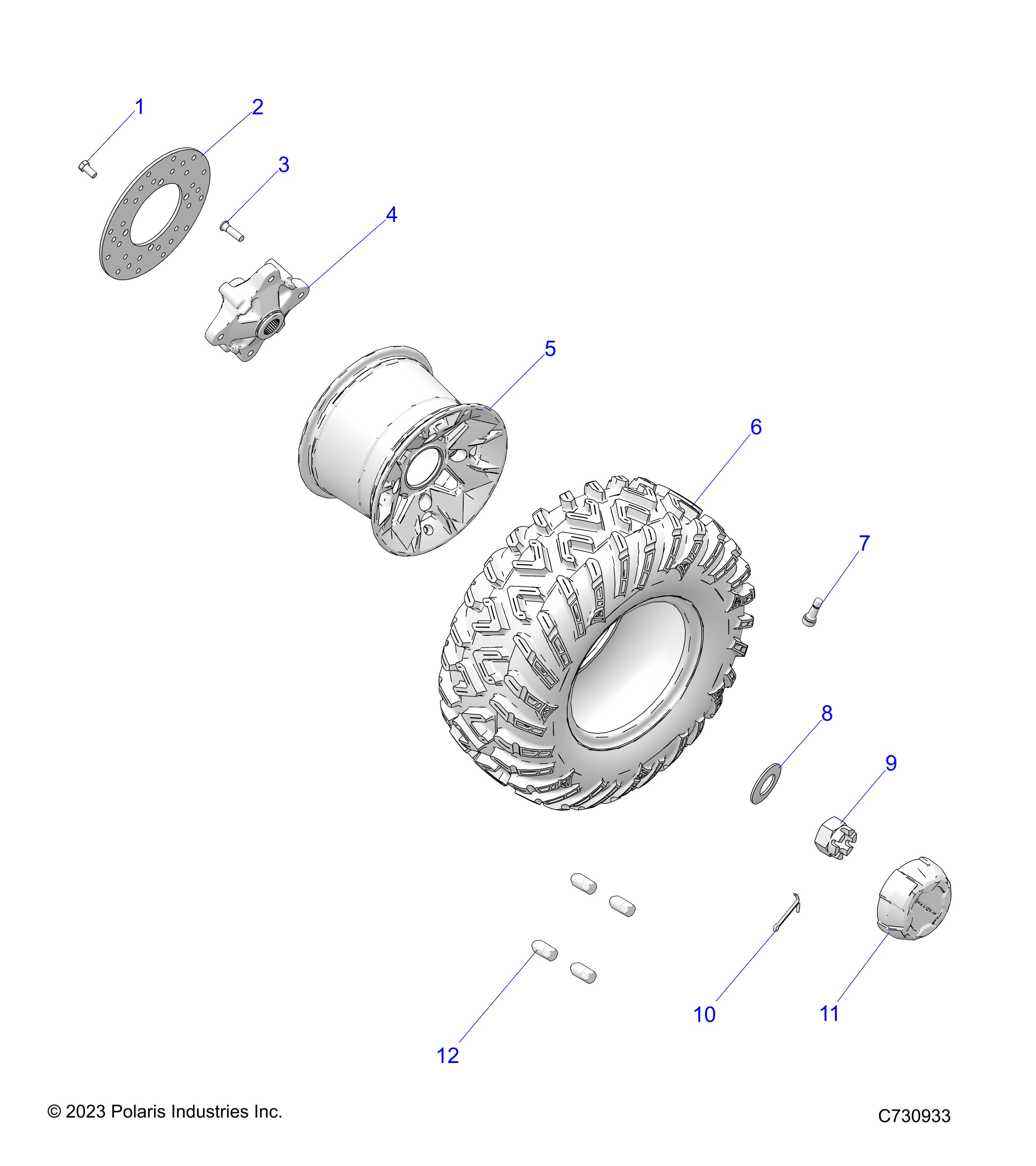 WHEELS, REAR, PREMIUM - R24M4U57Z4/B4/Z9/B9 (C730933)