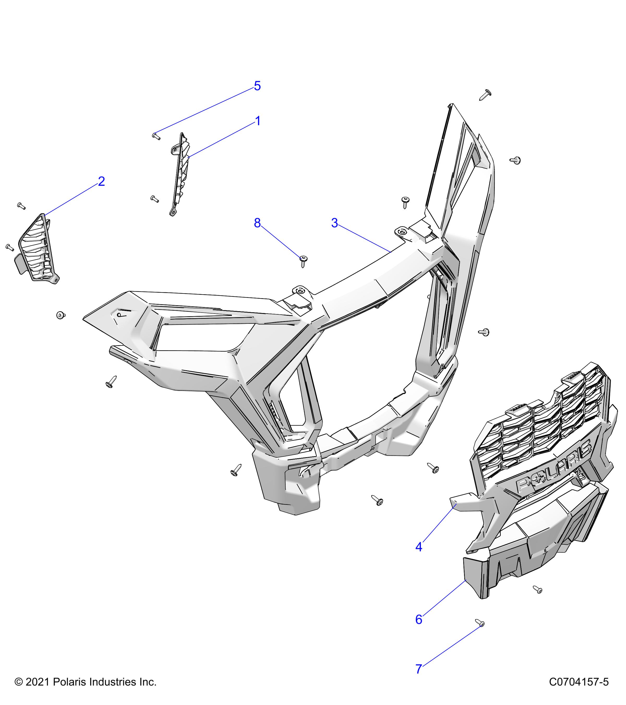 BODY, FRONT BUMPER - Z23N4V99AL/BL/AR/BR (N/A)