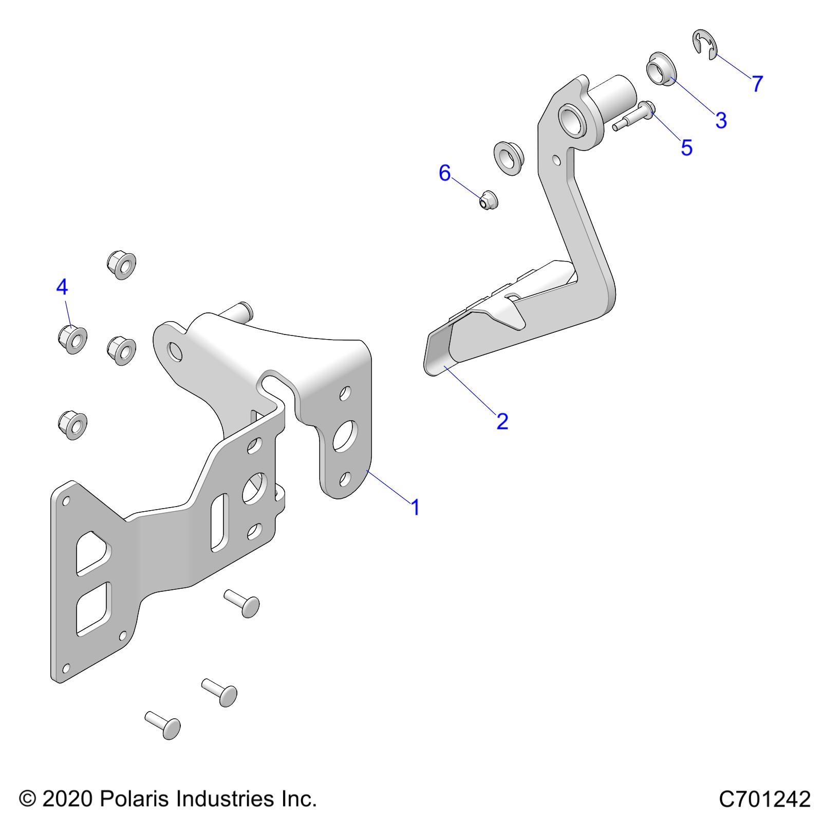 BRAKES, PEDAL - R22RRE99JA (C701242)