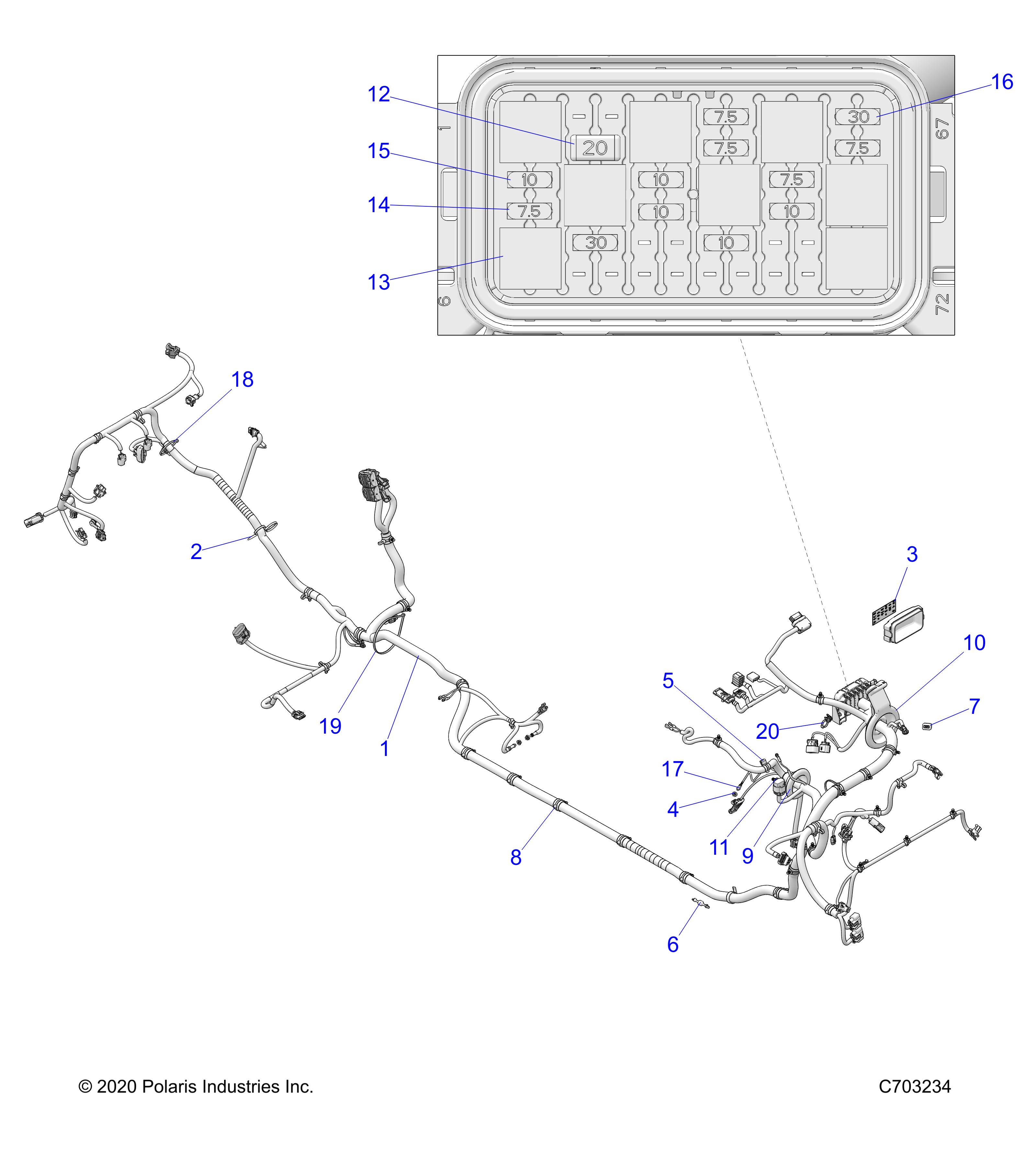 ELECTRICAL, WIRE HARNESS - Z23N4E99NR (C703234)