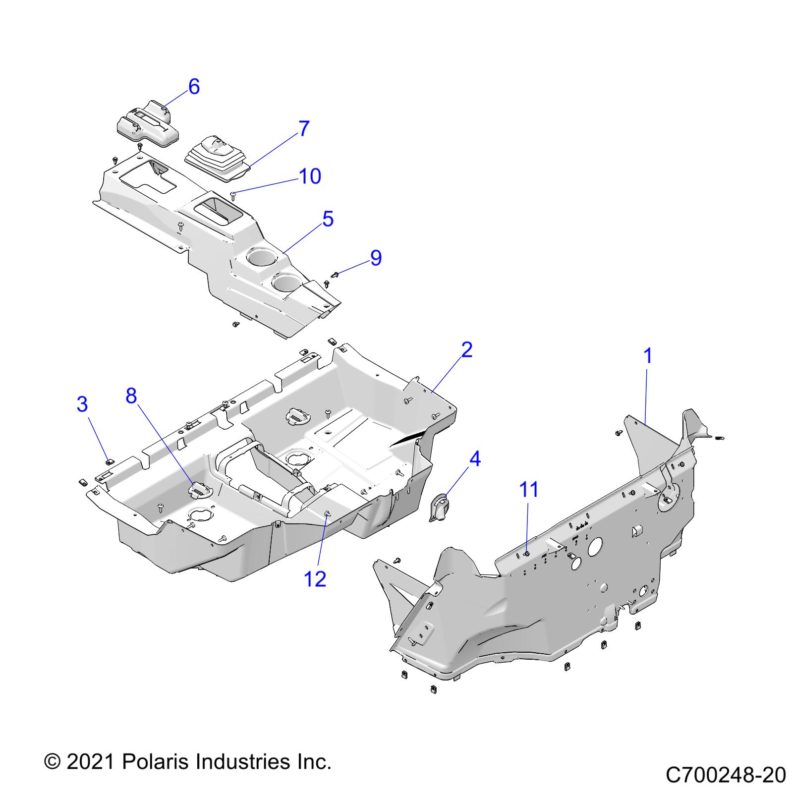 BODY, FLOOR - Z22NAS99CZ (C700248-20)