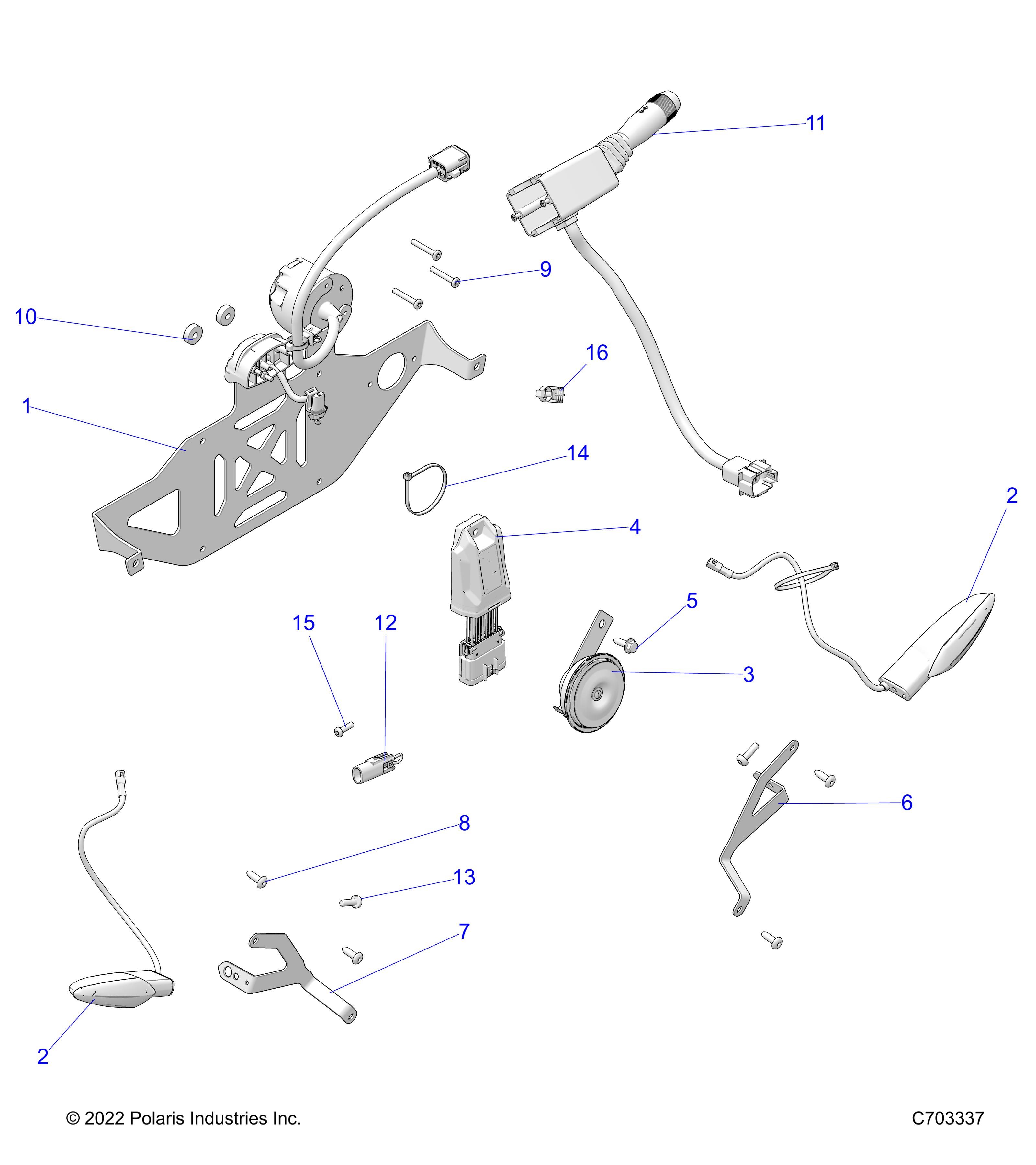 ELECTRICAL, ACCESSORY COMPONENTS - Z23NAE99PR (C703337)