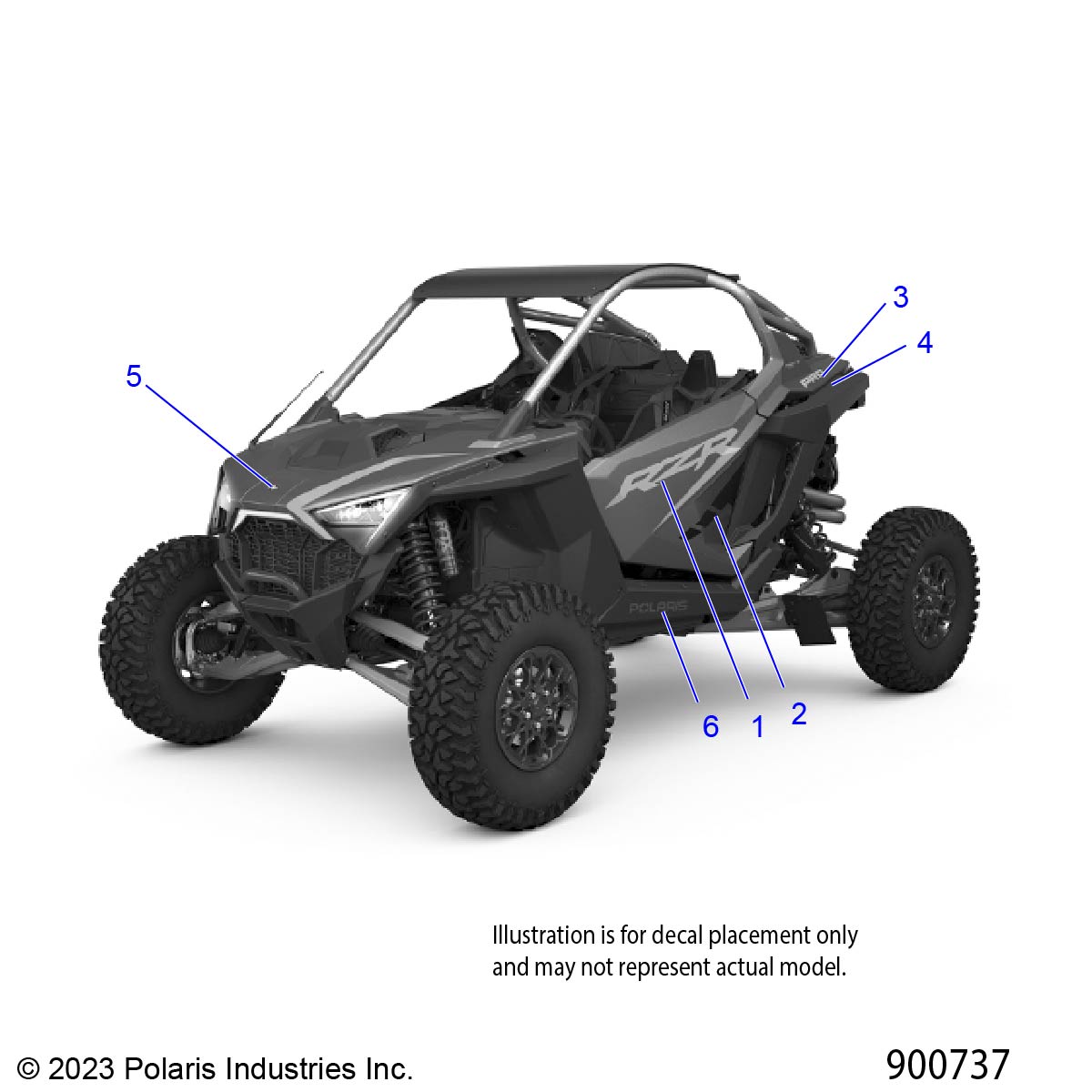 BODY, DECALS, GRAPHICS- Z24RGD2KAH/AL/BH/BL (900372)