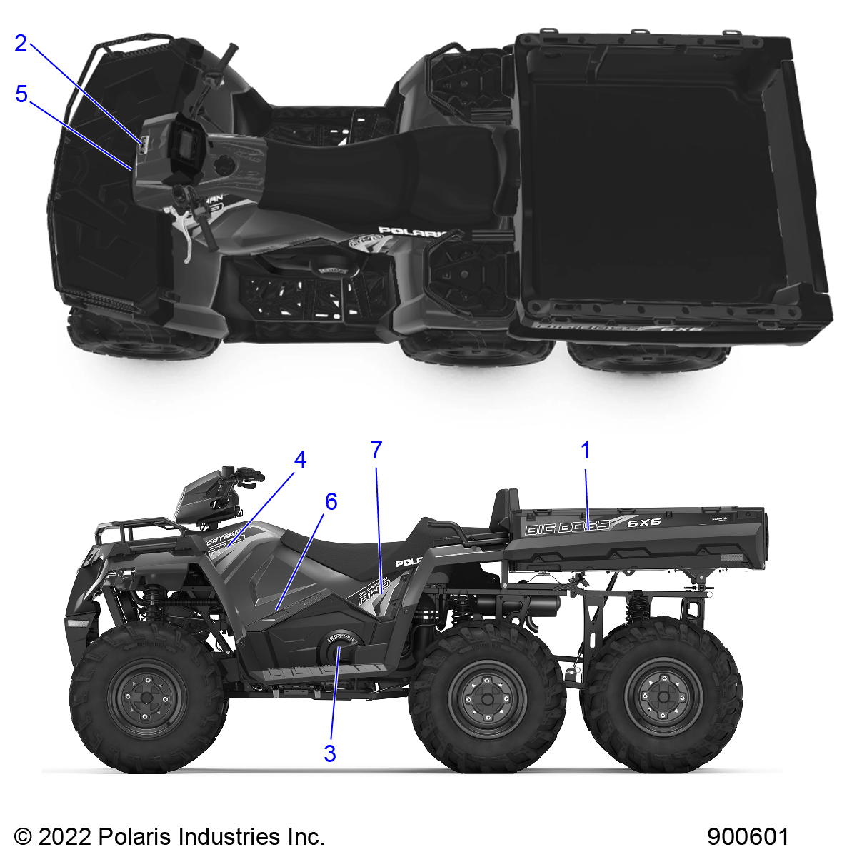 BODY, DECALS GRAPHIC - A23S6E57F1/FK (900601)