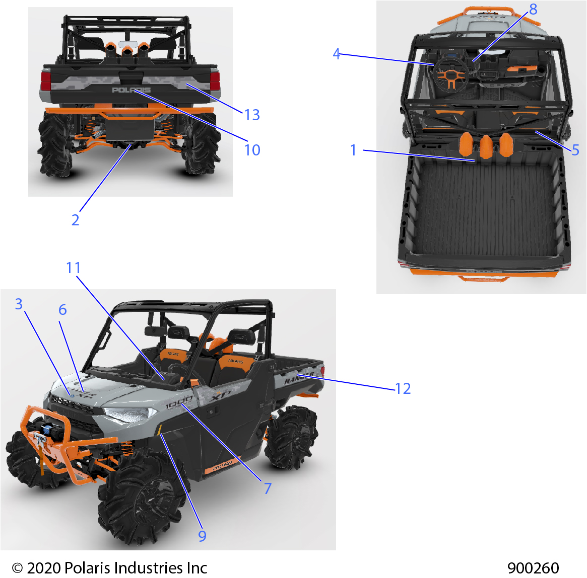 BODY, DECALS - R21RRB99AZ/BZ (900260)