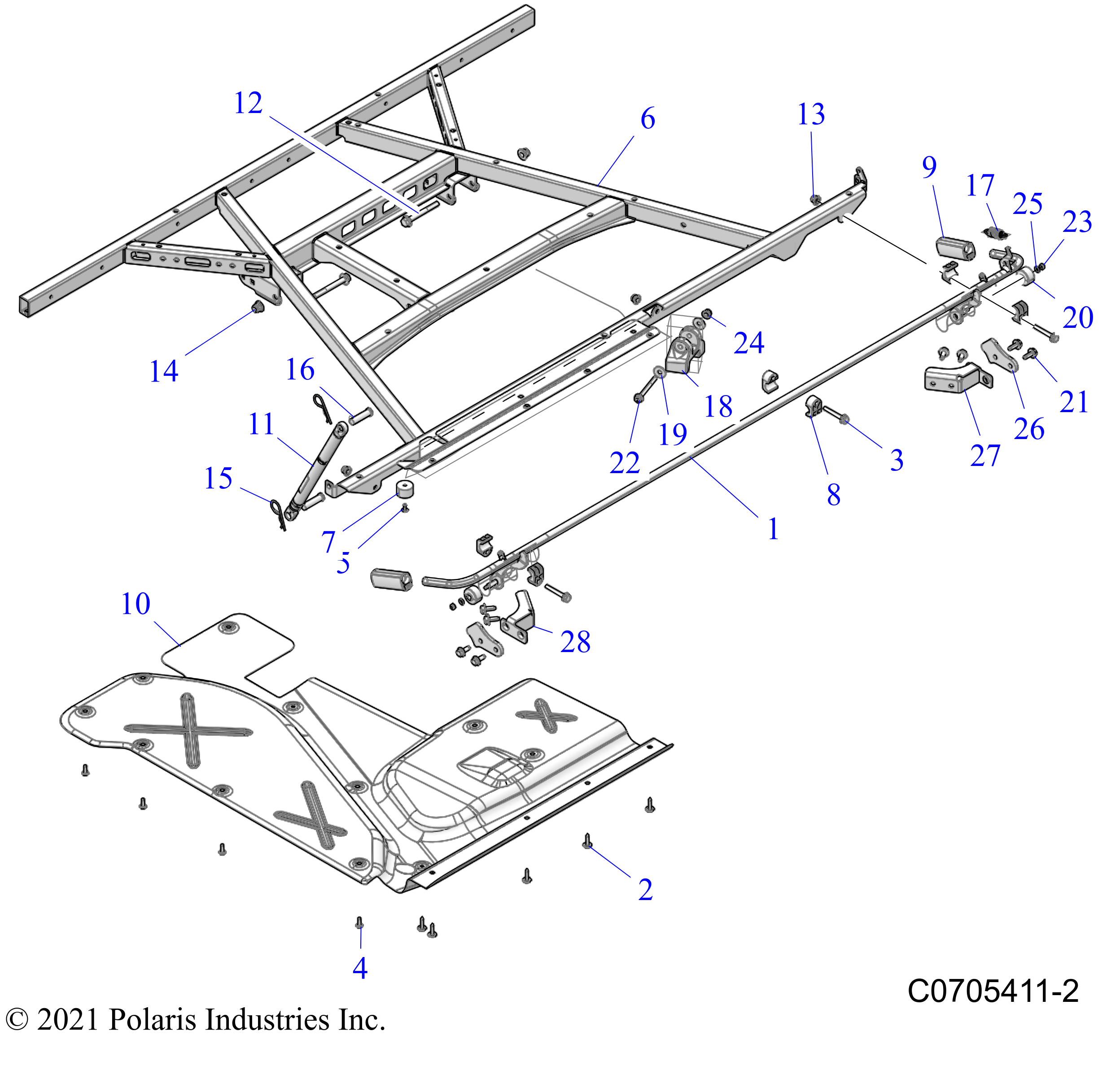 BODY, BOX, MOUNTING - R22T6A99A1/B1 (C0705411-2)