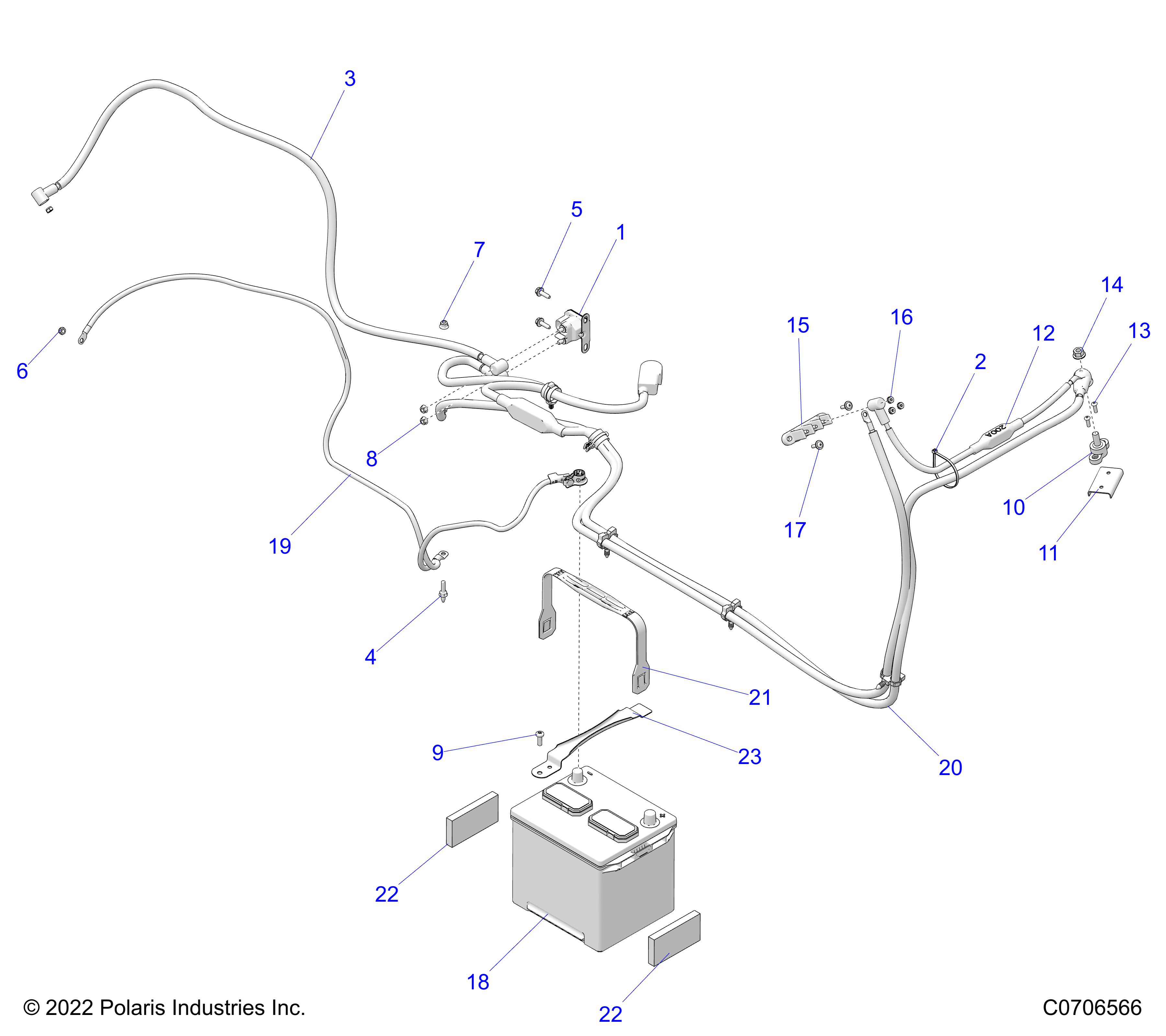 ELECTRICAL, BATTERY - Z23NAV99A/99B (C0706566)