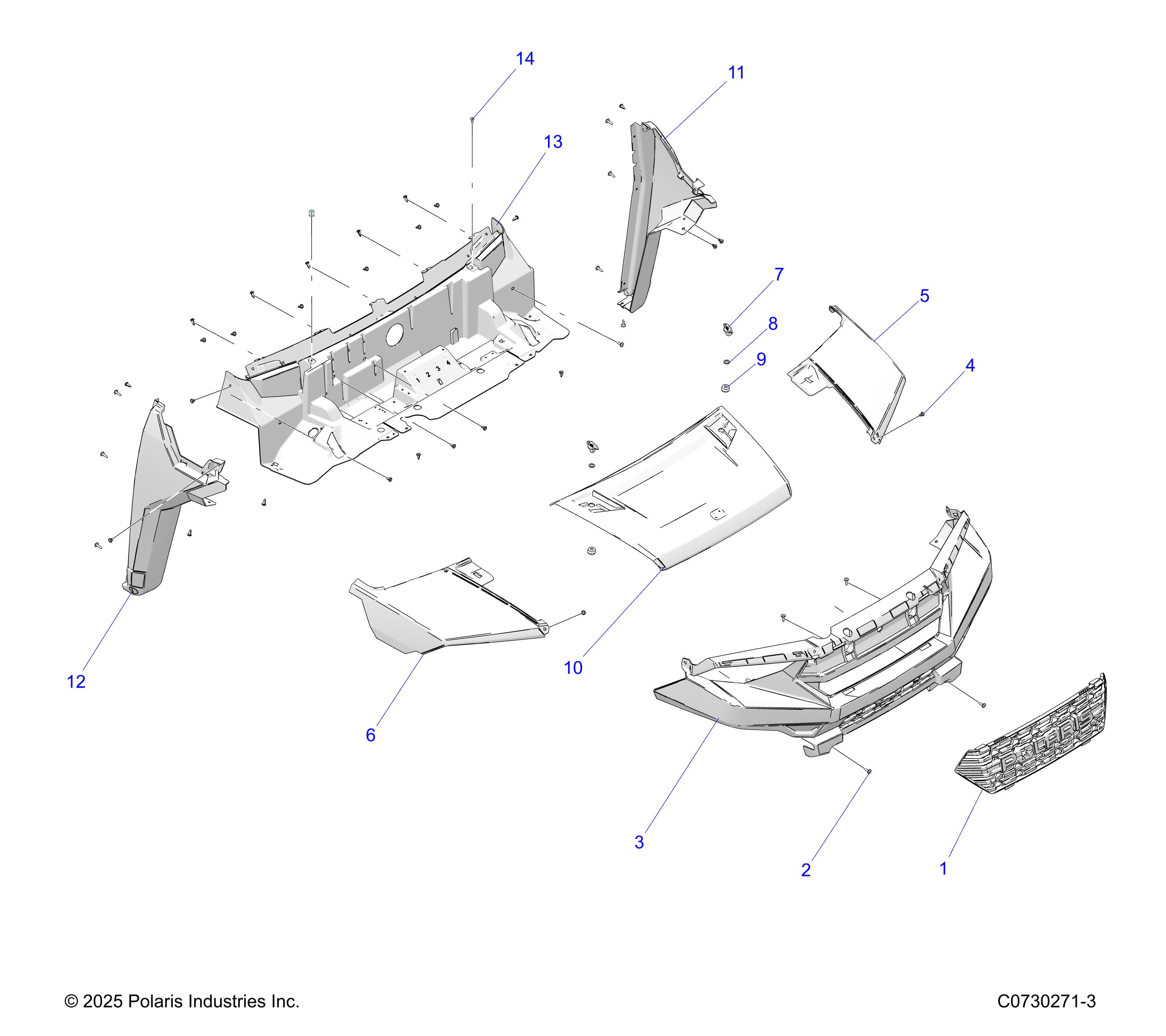 BODY, HOOD & FRONT FASCIA