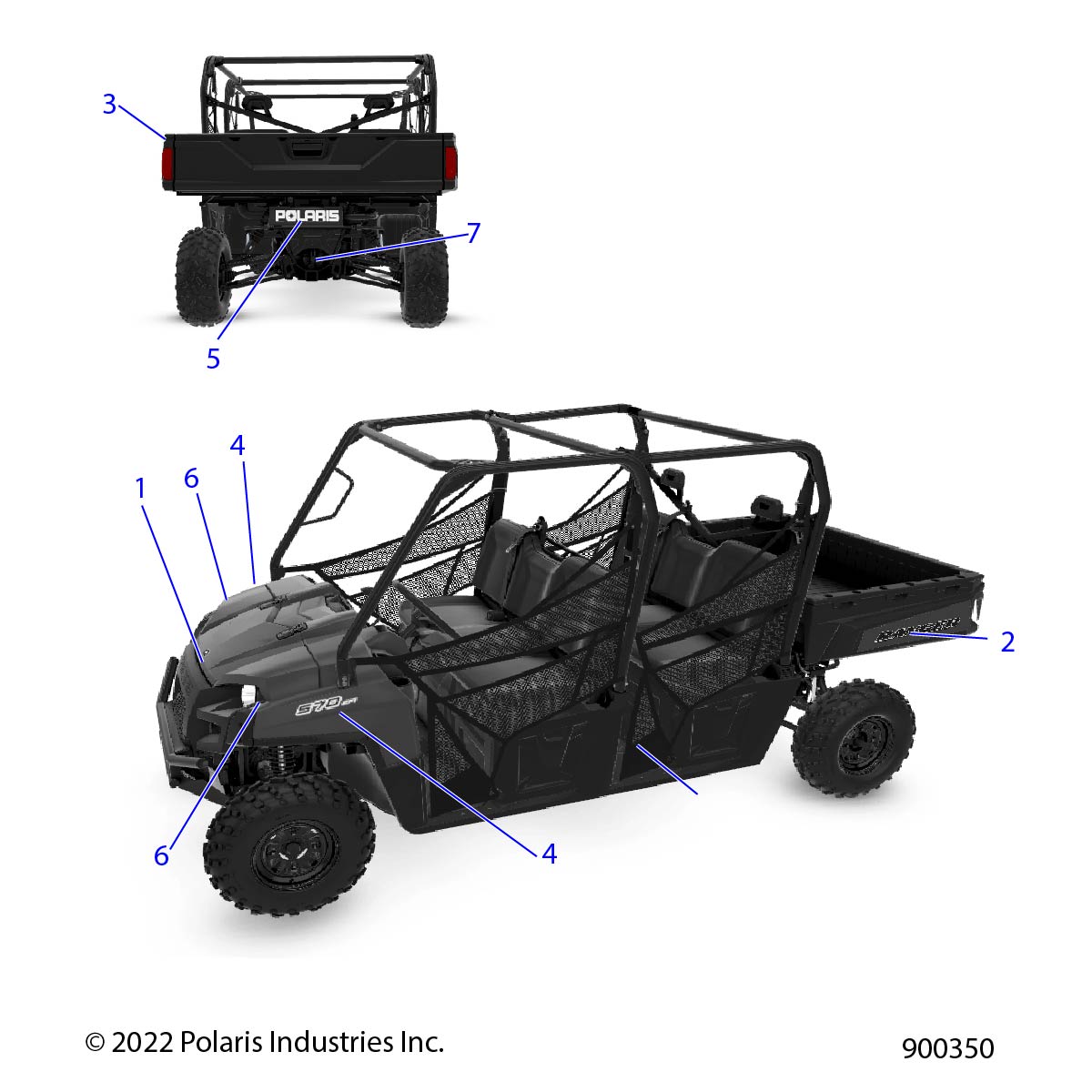 BODY, DECALS GRAPHICS - R23CDA57A1 (900350)