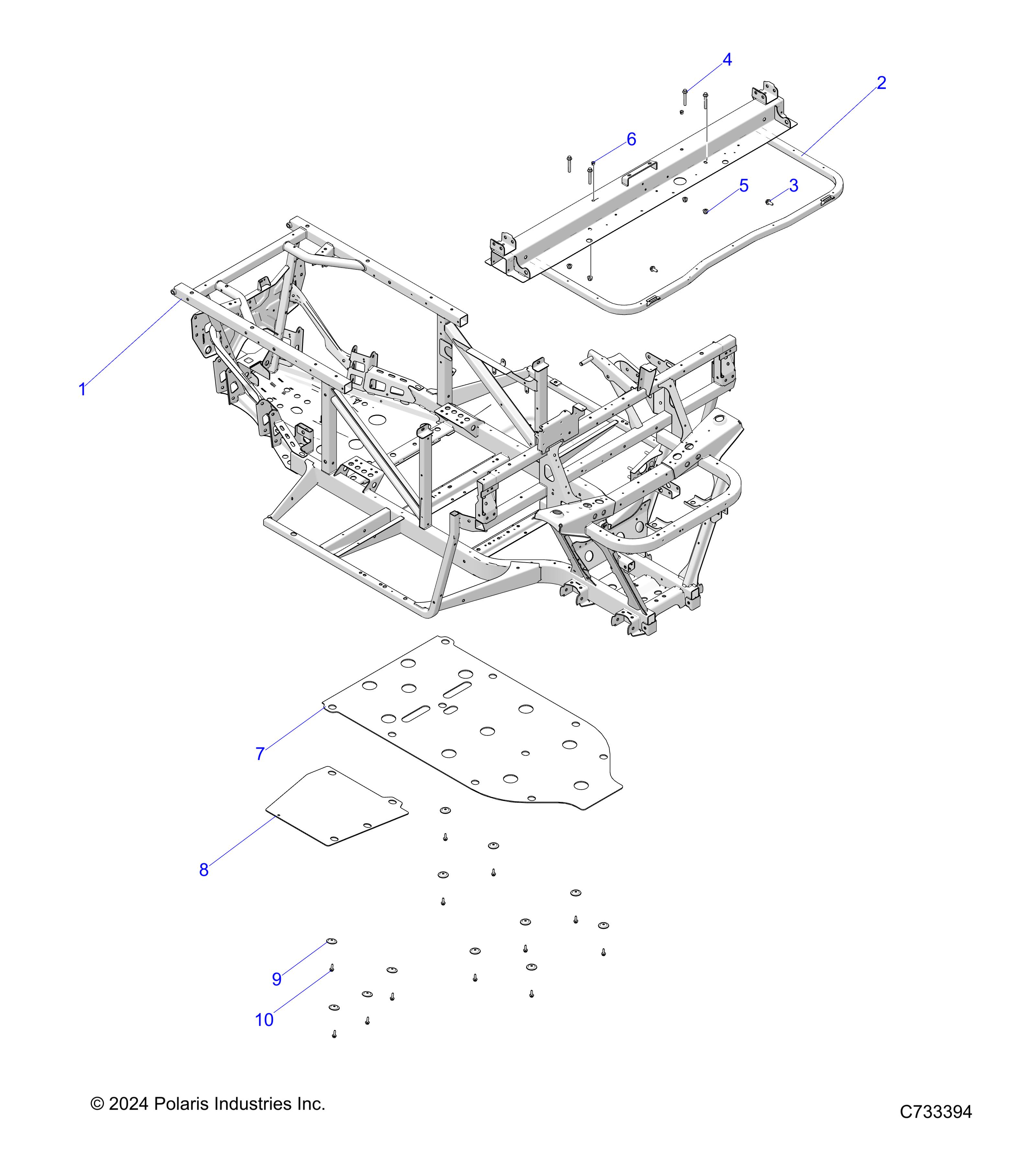 CHASSIS, FRAME  - R25MAA57L1 (C733394)