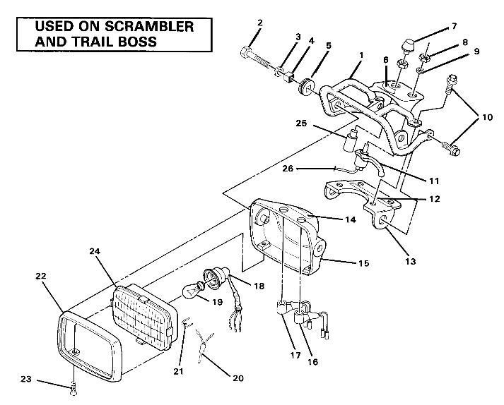 Head Light Assembly. (4910981098011A)