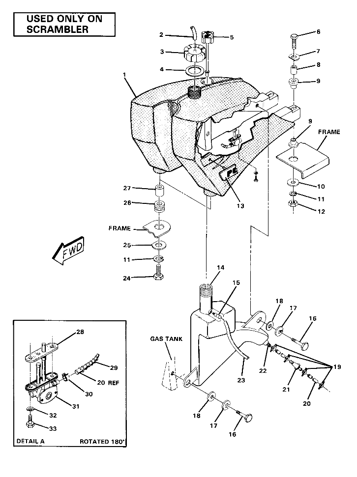 Fuel Tank Assembly-Scrambler (4910981098014A)