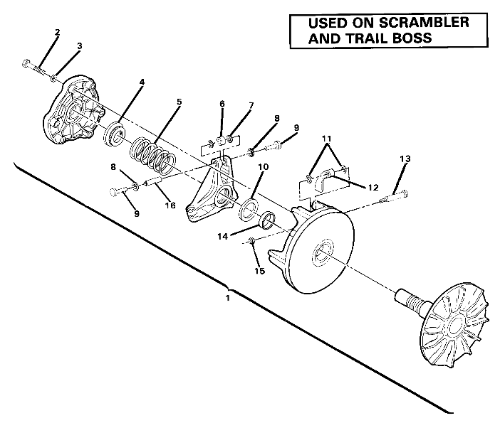 Drive Clutch Assembly. (4910981098035A)