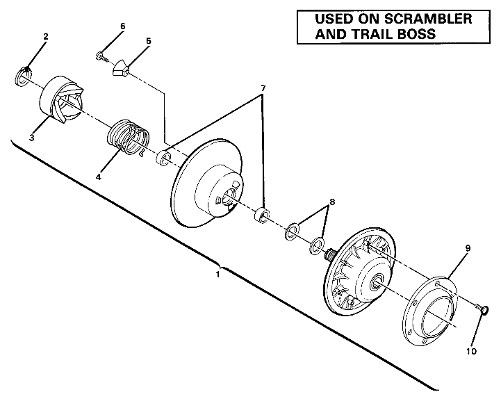 Driven Clutch Assembly. (4910981098036A)