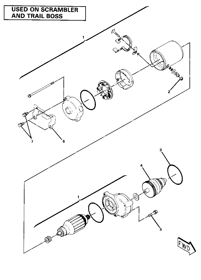 Starting Motor Assembly (4910981098050A)