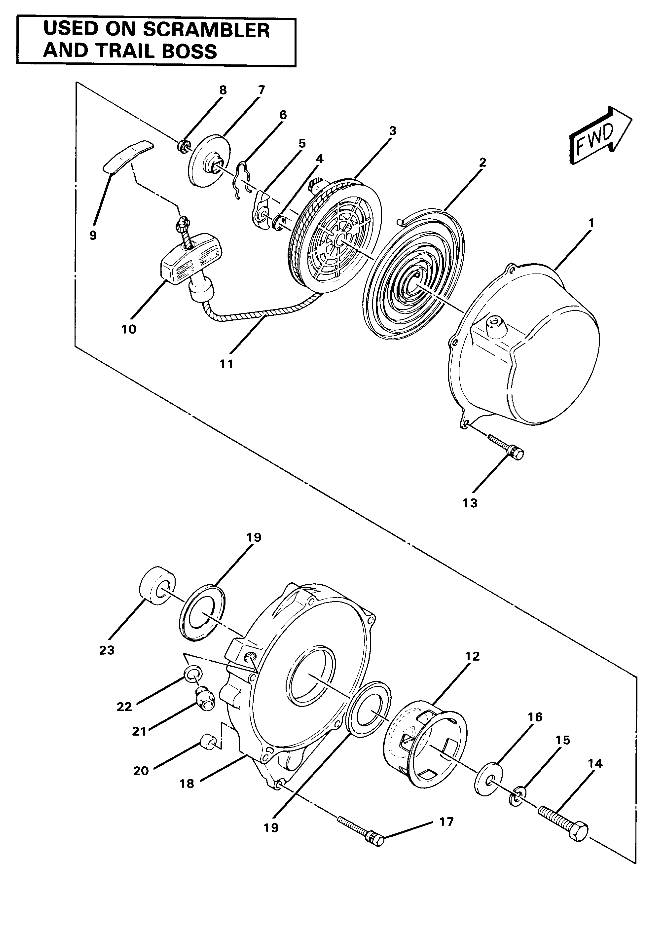 Recoil Starter Assembly (4910981098054A)