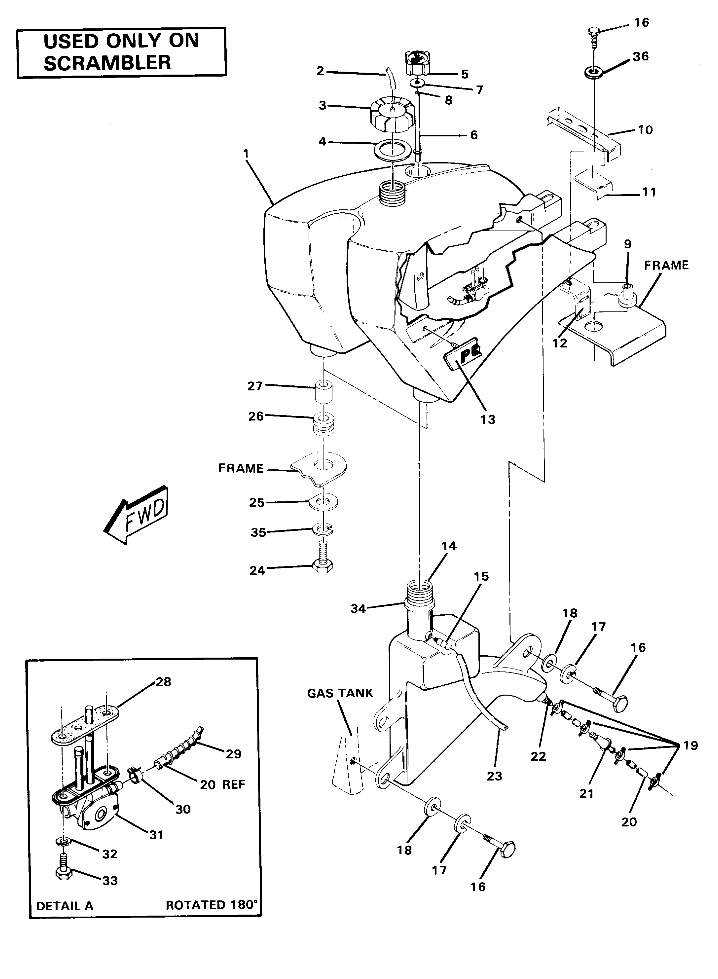 Fuel Tank Assembly-Scrambler (4911701170014A)