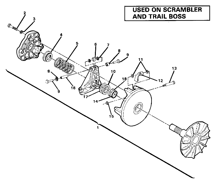 Drive Clutch Assembly. (4911701170035A)