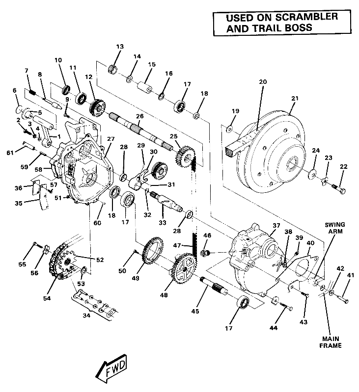 Gearcase Assembly (4911701170038A)