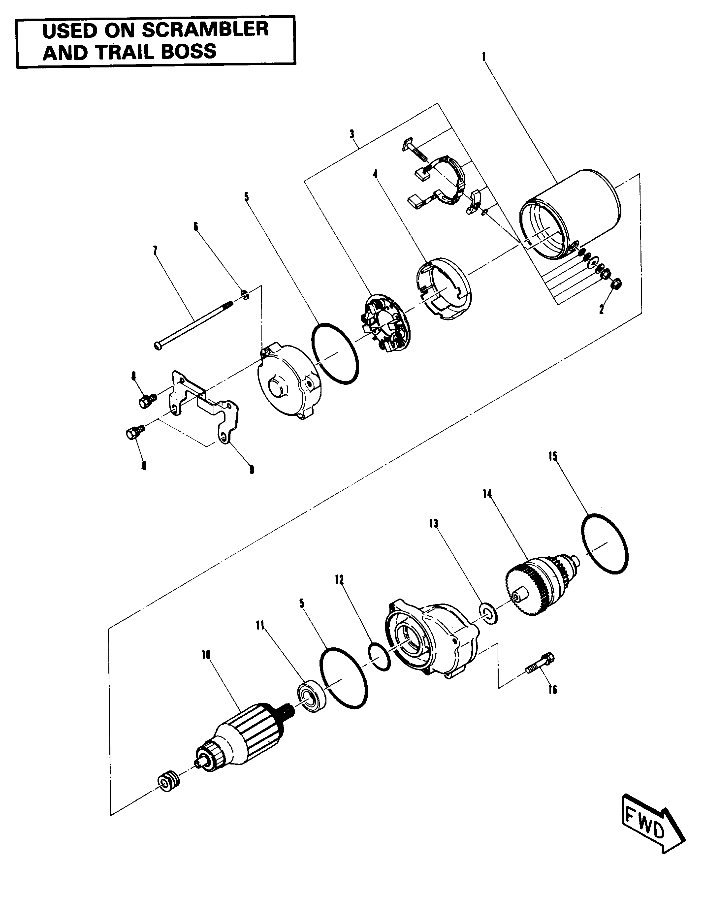 Starting Motor Assembly (4911701170050A)