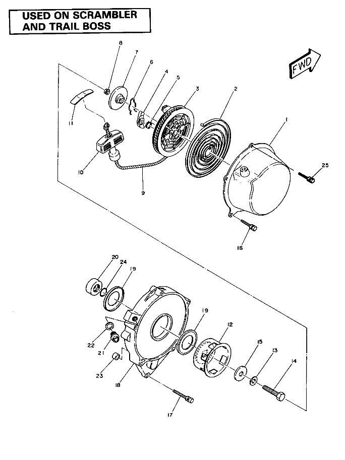 Recoil Starter Assembly (4911701170054A)