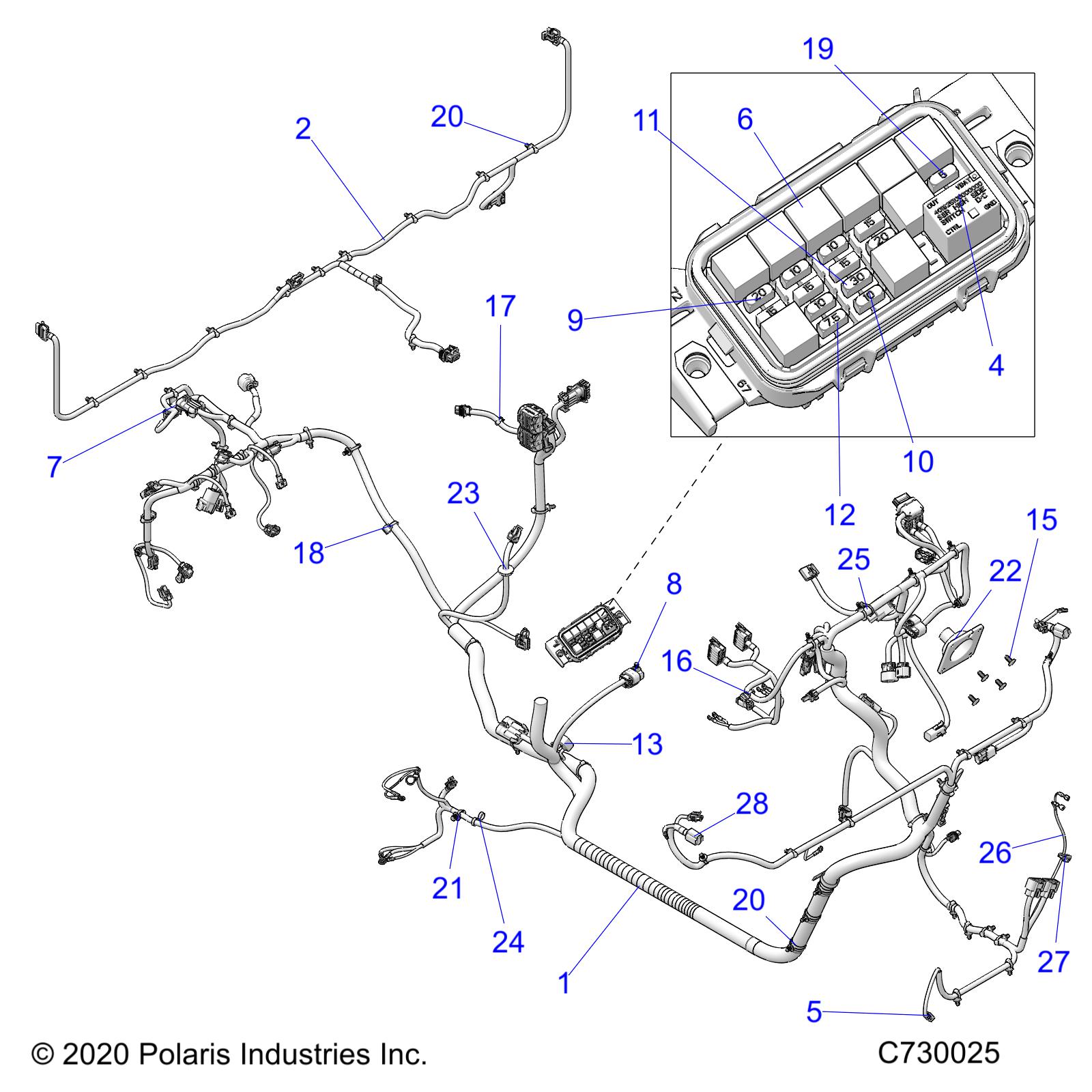 ELECTRICAL, WIRE HARNESS - R21TAE99FA/SFA/SCA (C730025)